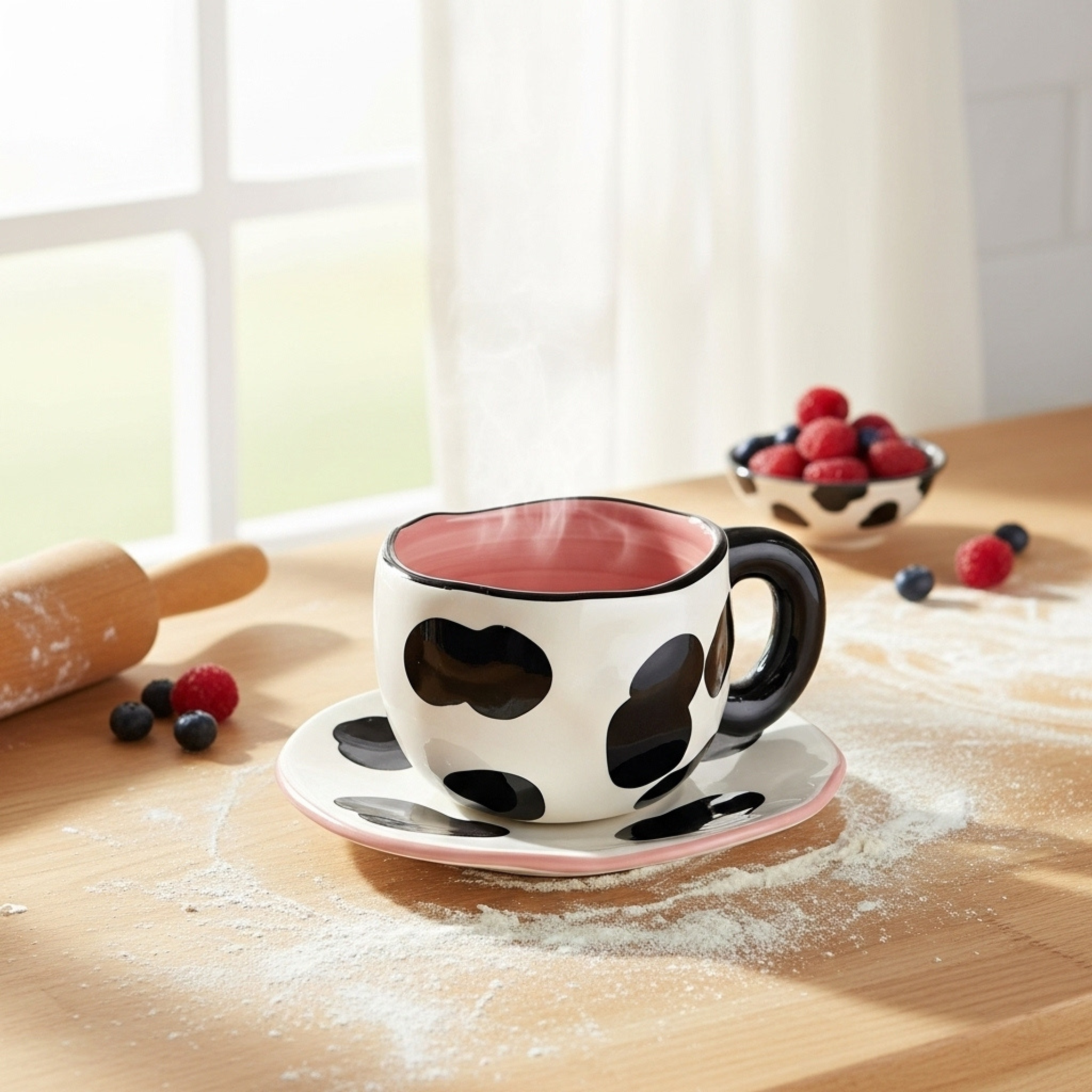 Tasse Originale Motif Vache Tunisie | Fiolla Home