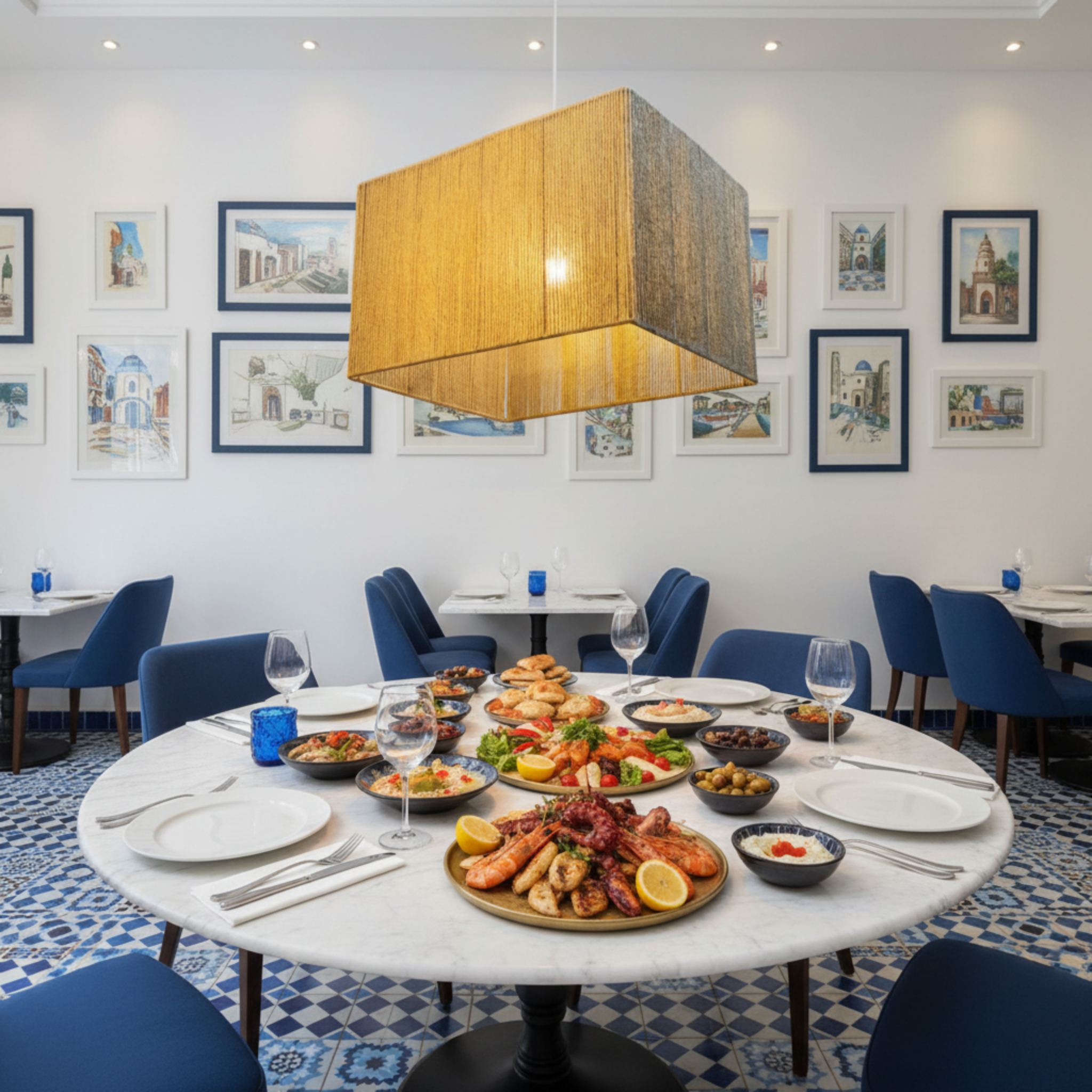 Suspension Rectangulaire "Tressage Nature" | Jute | Tunisie