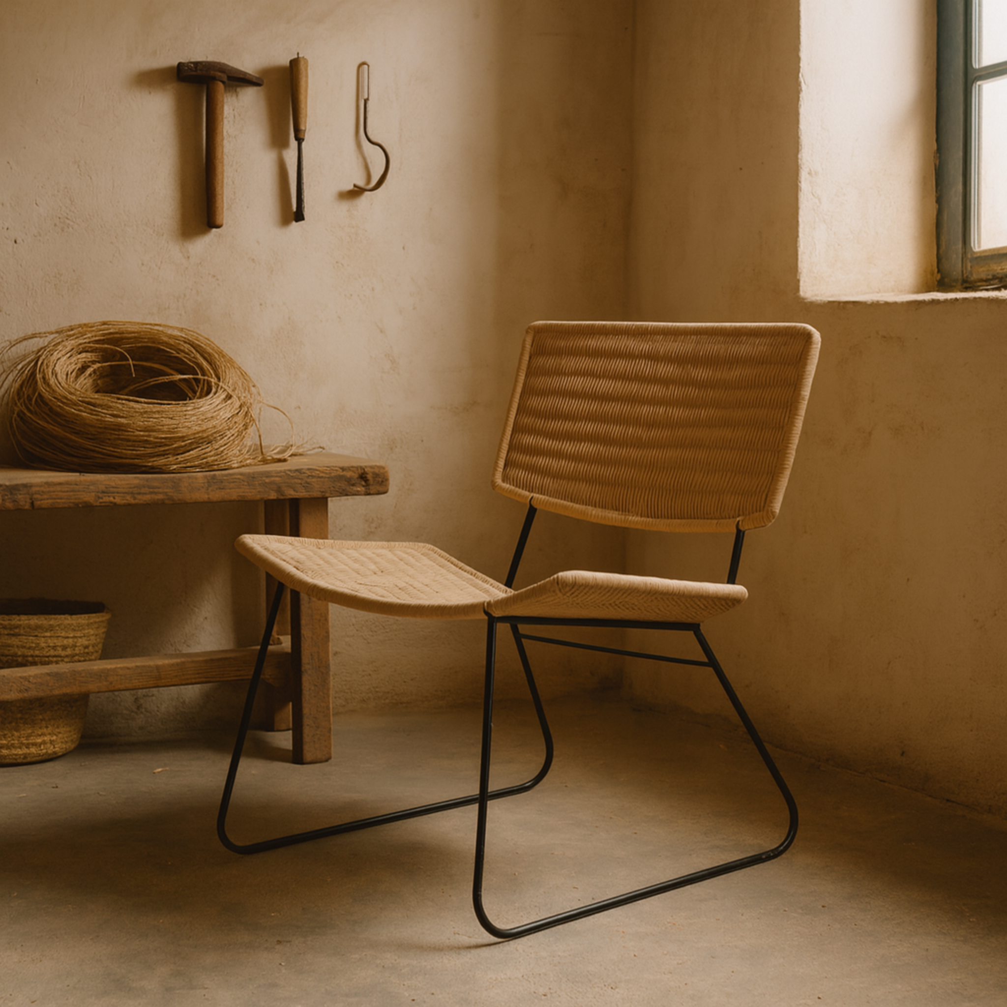 Chaise en rotin naturel | Confort respirant | Fiolla Home