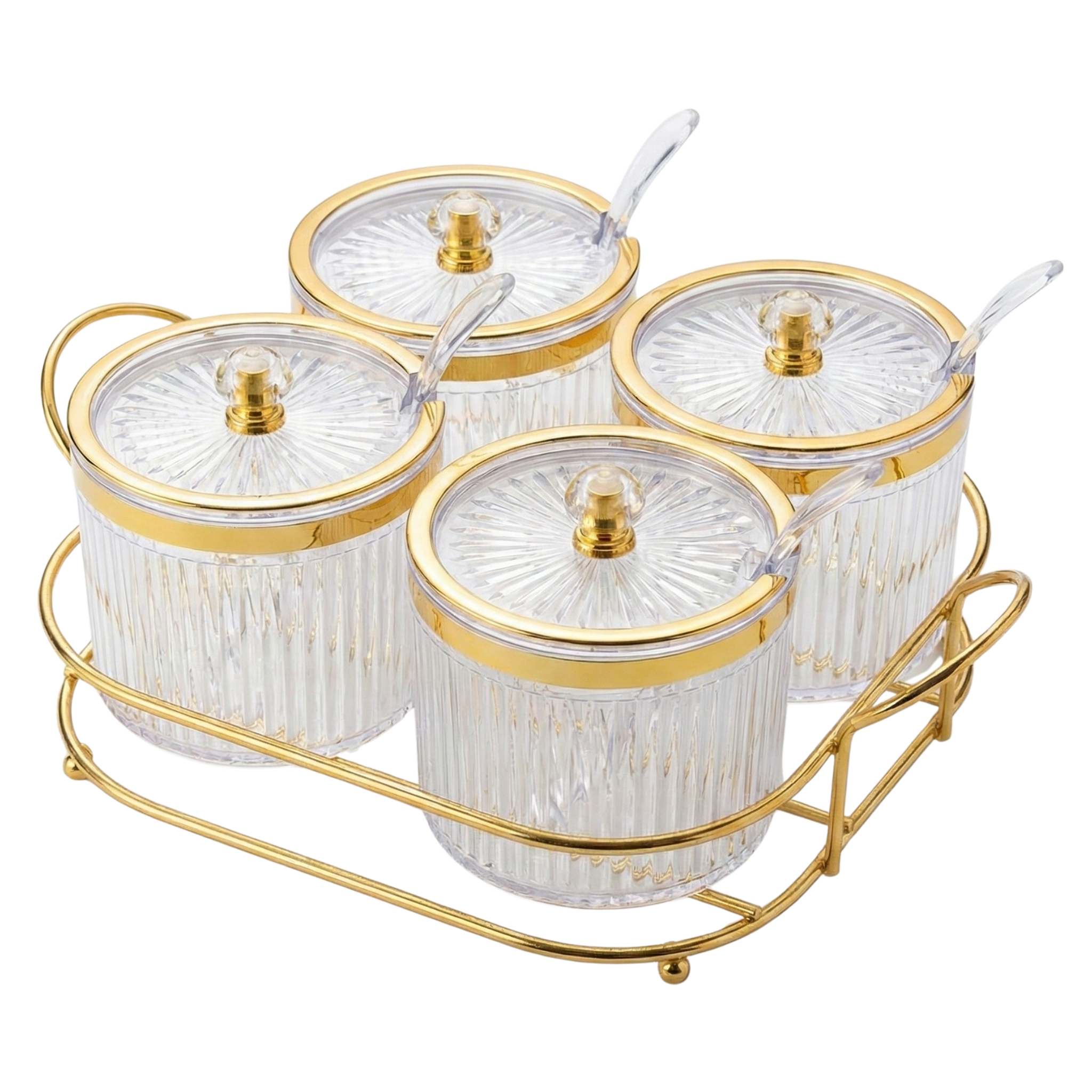 Porte-Épices ou Porte-Fruits Secs avec Support - Organisation Pratique et Élégante | Fiolla Home