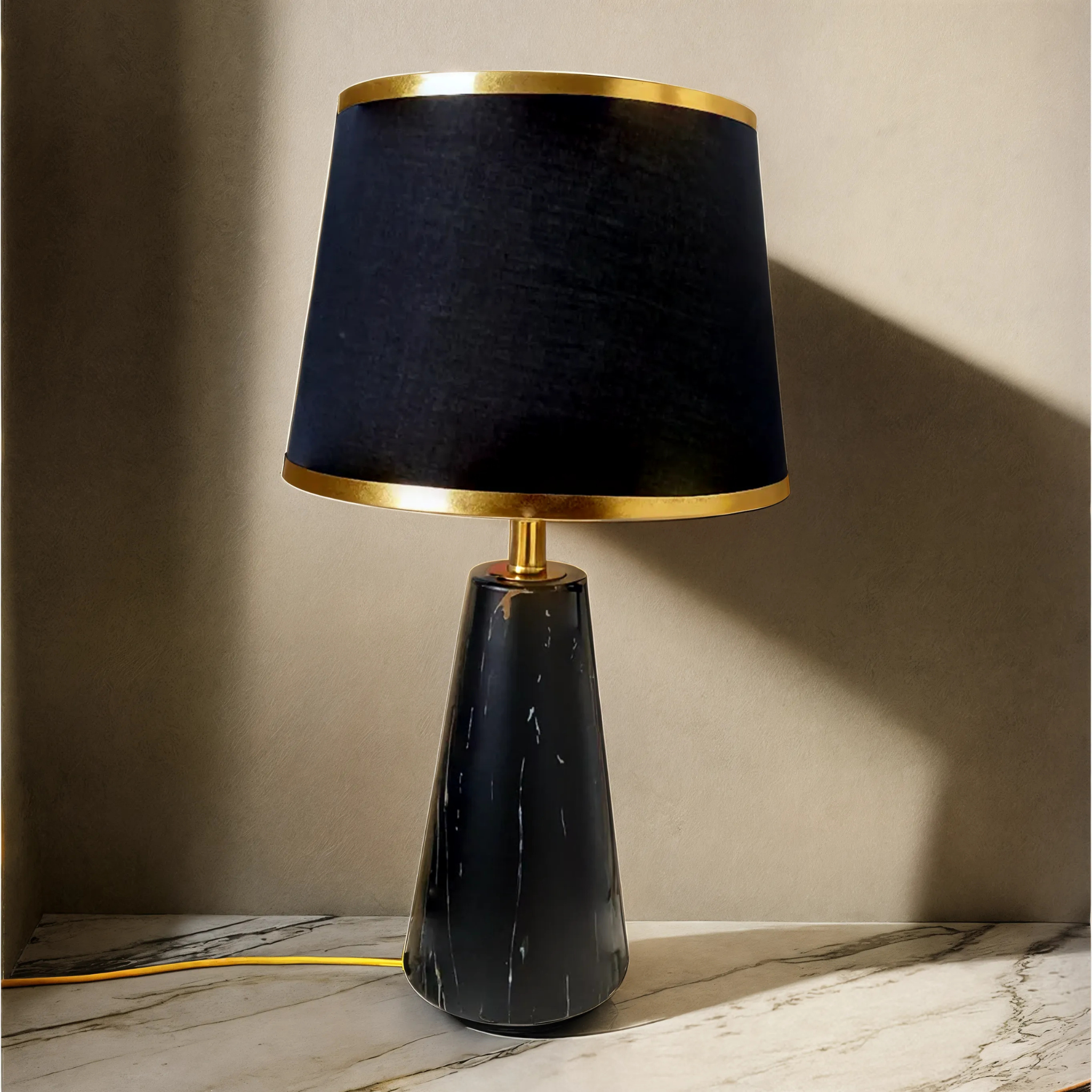 Lampe de Table Marbre | Style Contemporain Luxe | Fiolla Home