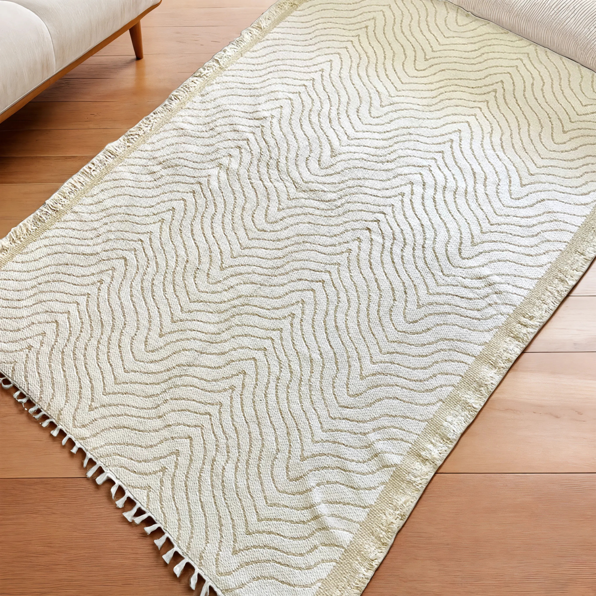 Tapis Salon 100% Coton | Confort et Élégance Naturelle | Fiolla Home