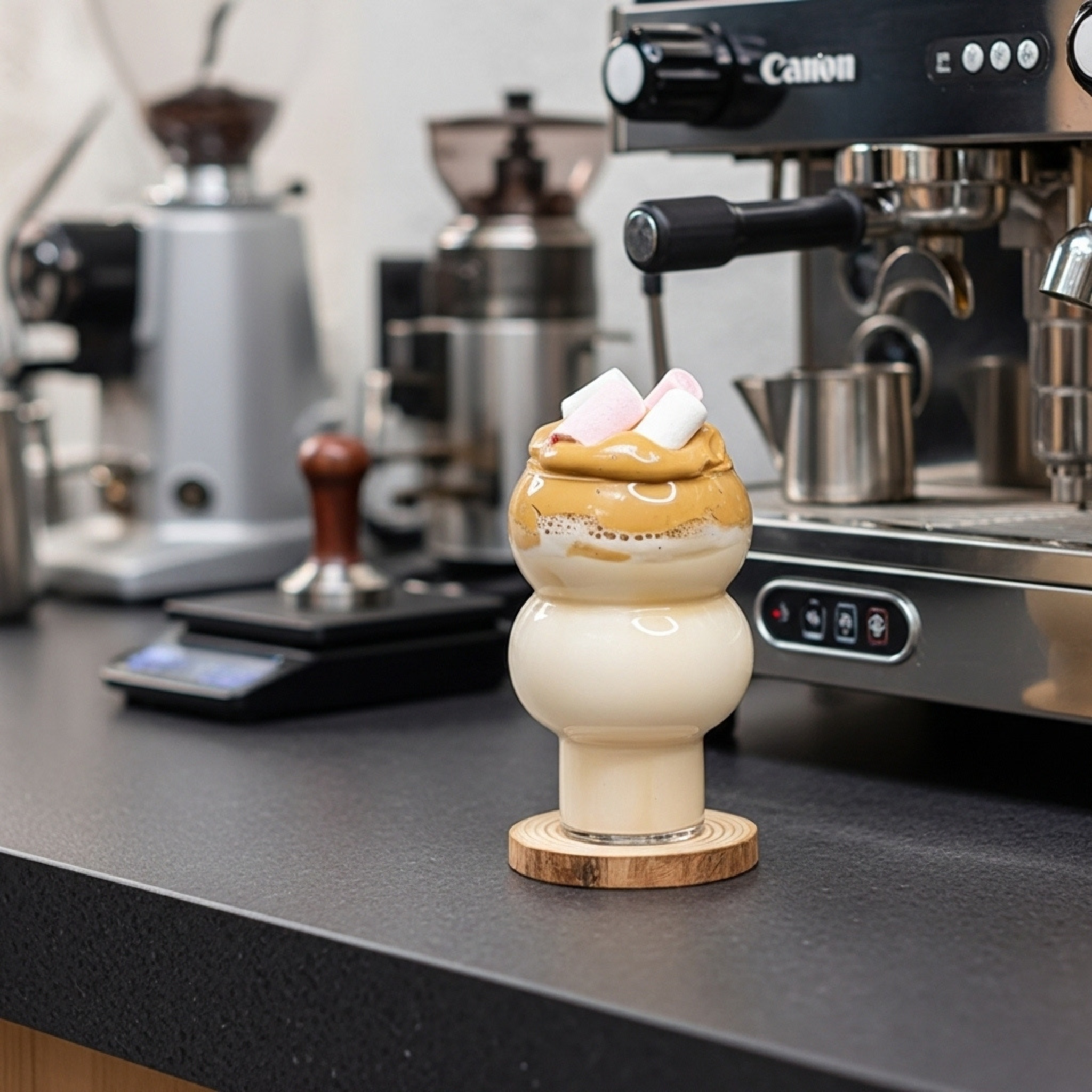 Mug en Verre Triple-Bulle – Café Gourmand Tunisie | Fiolla Home