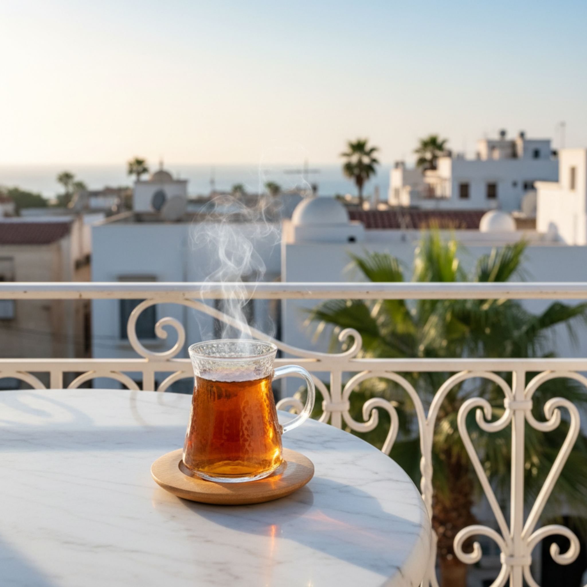 Service à Thé en Verre – Design Élégant & Résistant Tunisie