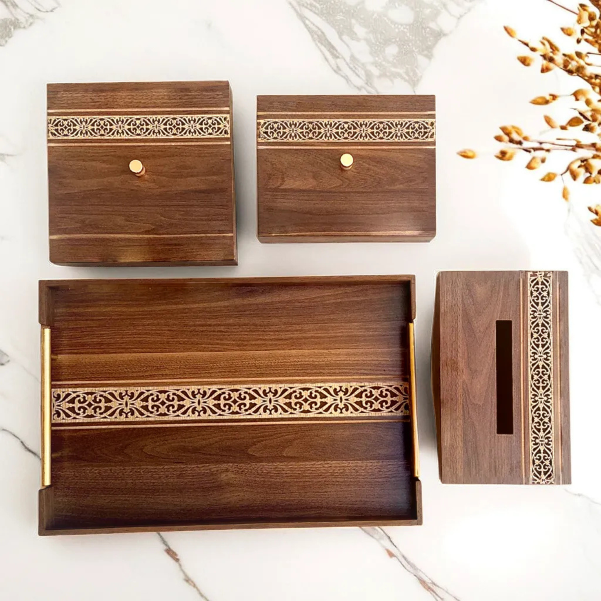 Pack "Le Bois Royal" | Élégance Artisanale | Fiolla Home