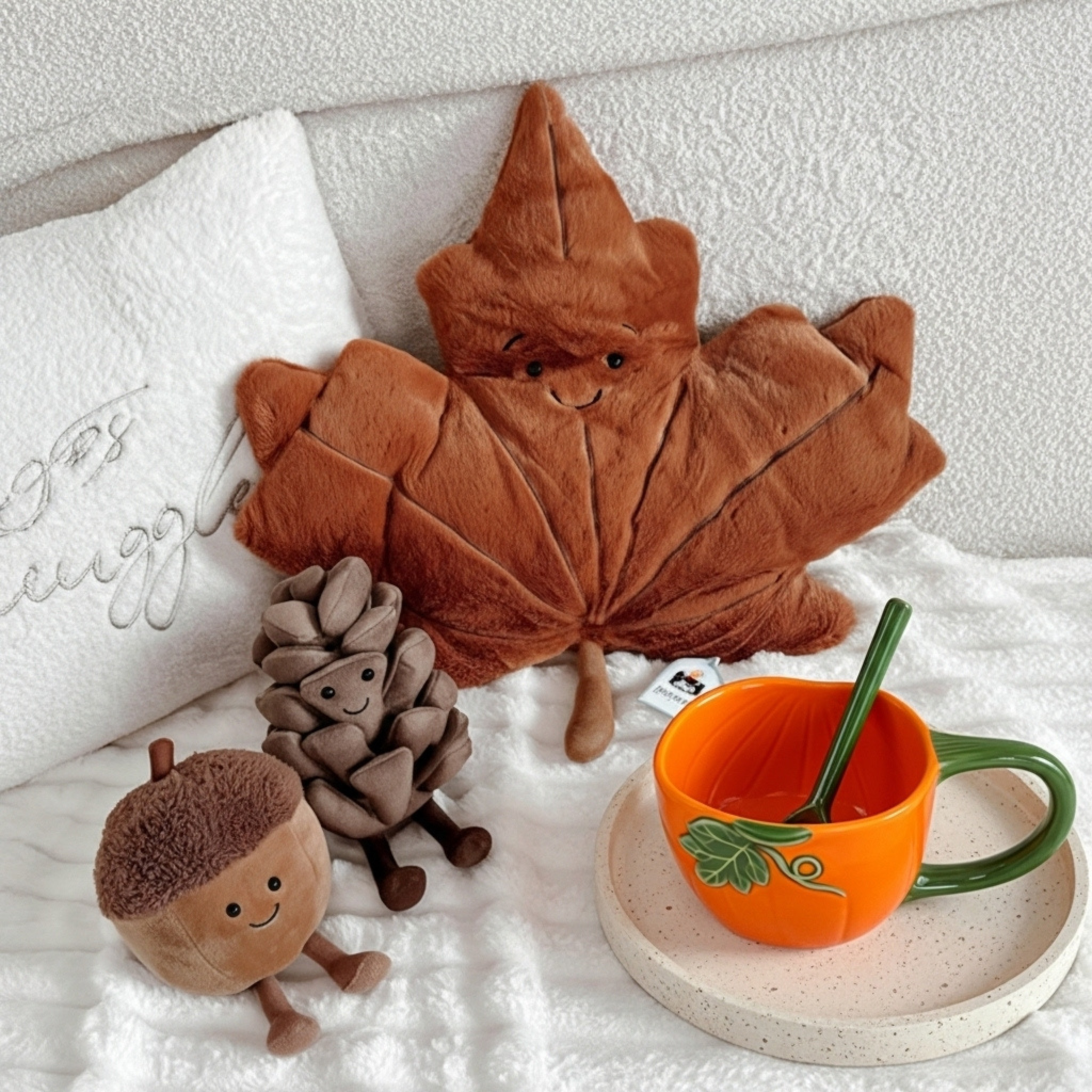 Mug Citrouille avec Cuillère – Charme d’Automne en Céramique
