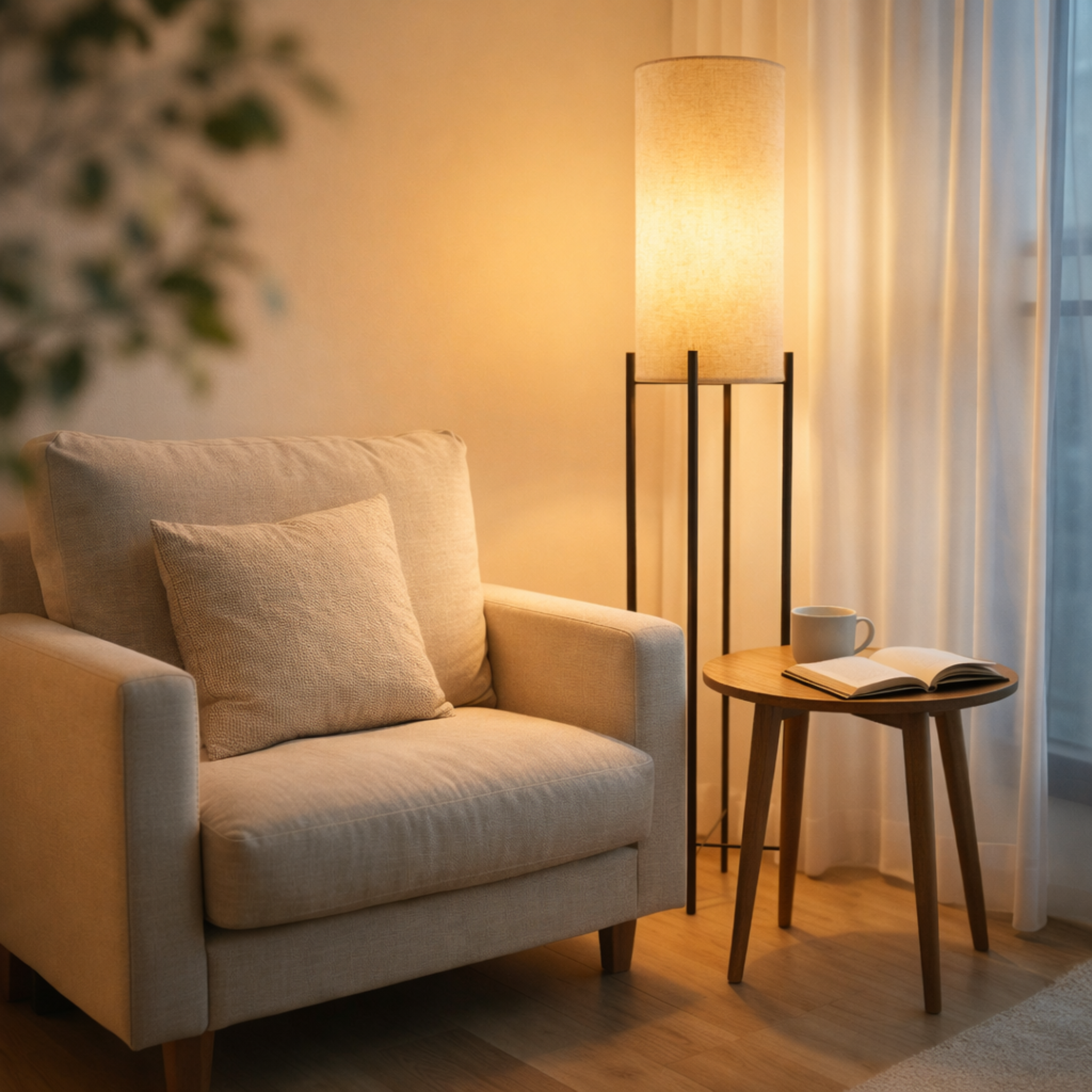 Lampadaire Design Moderne sur Pied – Éclairage Salon Tunisie