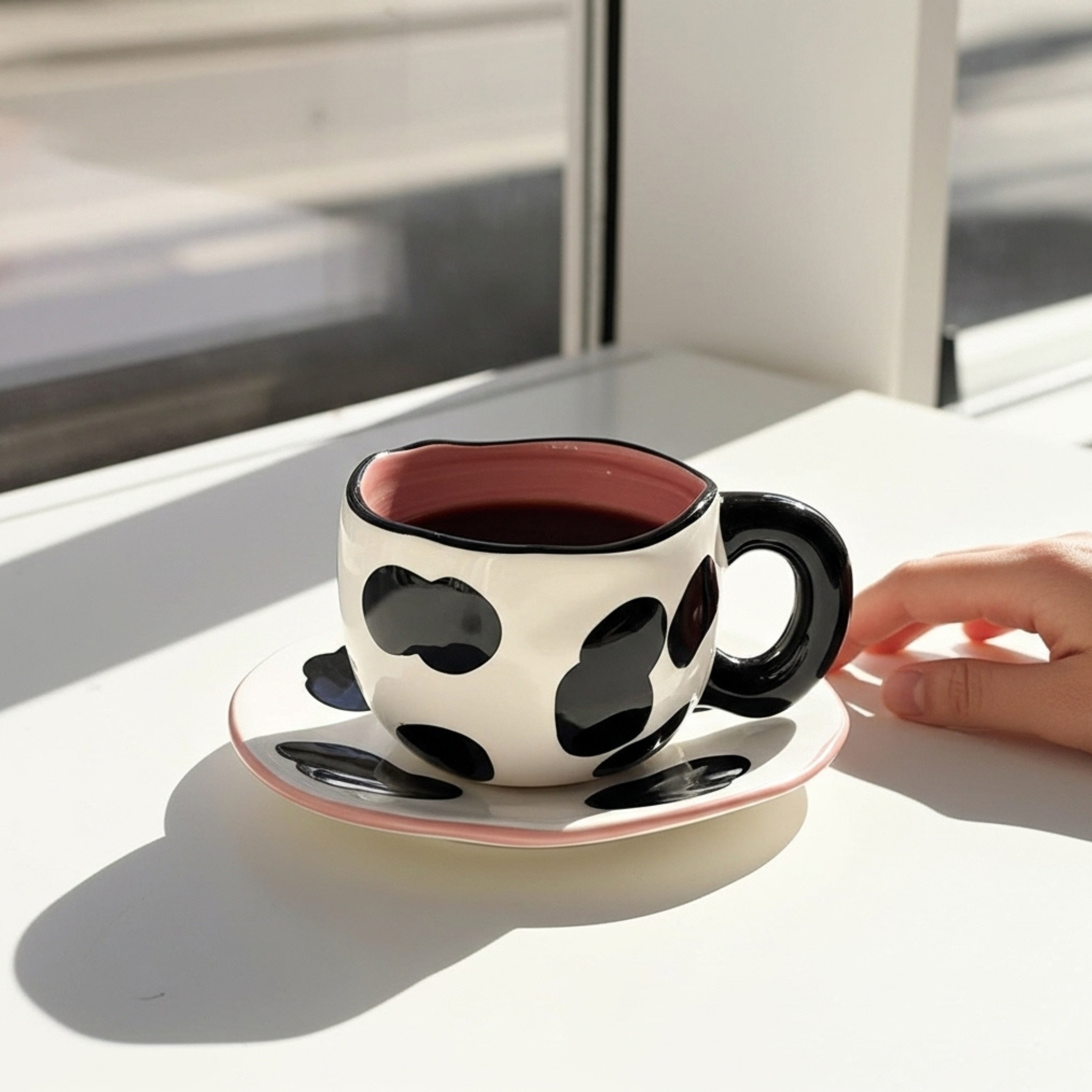 Tasse Originale Motif Vache Tunisie | Fiolla Home