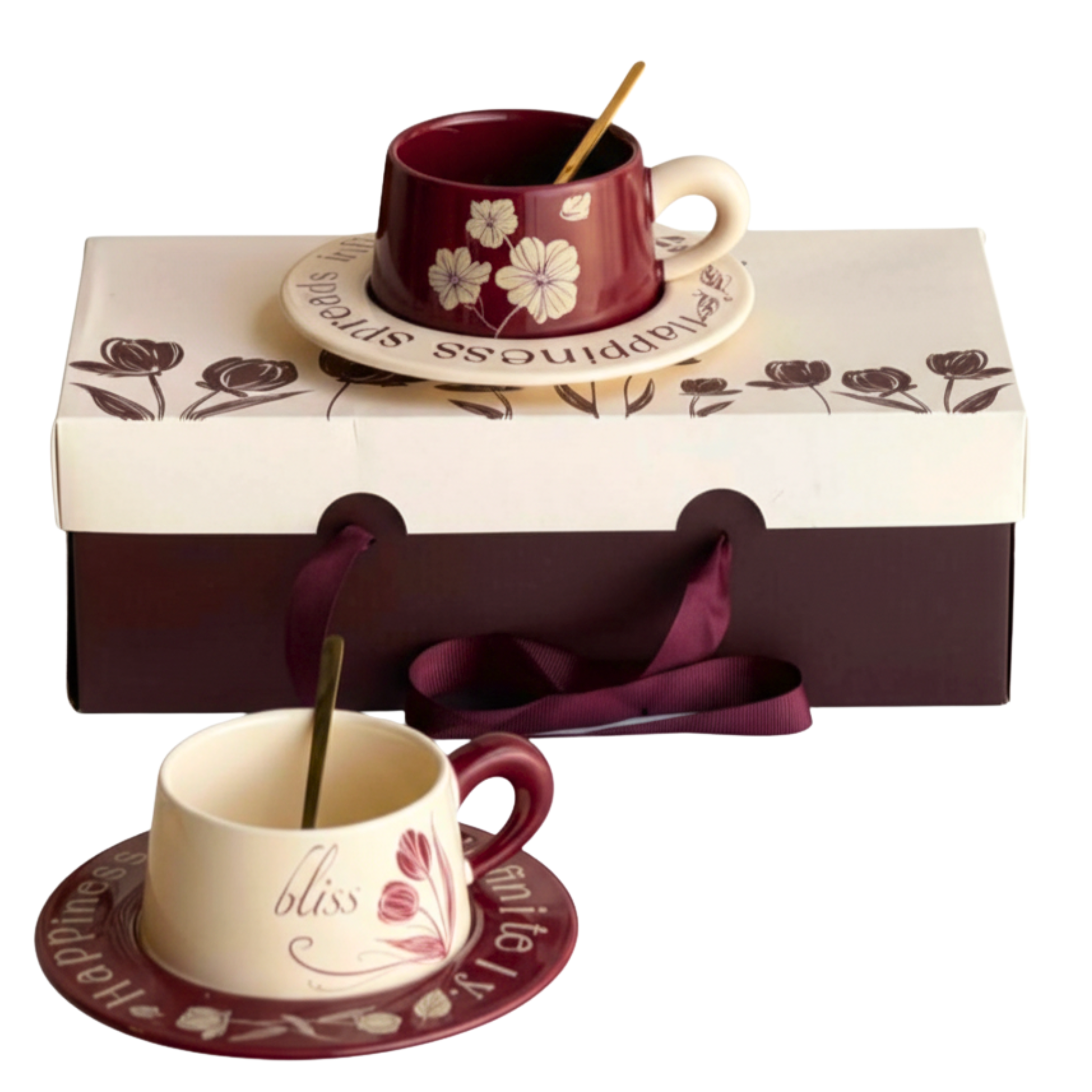 Coffret Cadeau Mugs Tunisie – Duo Céramique Premium