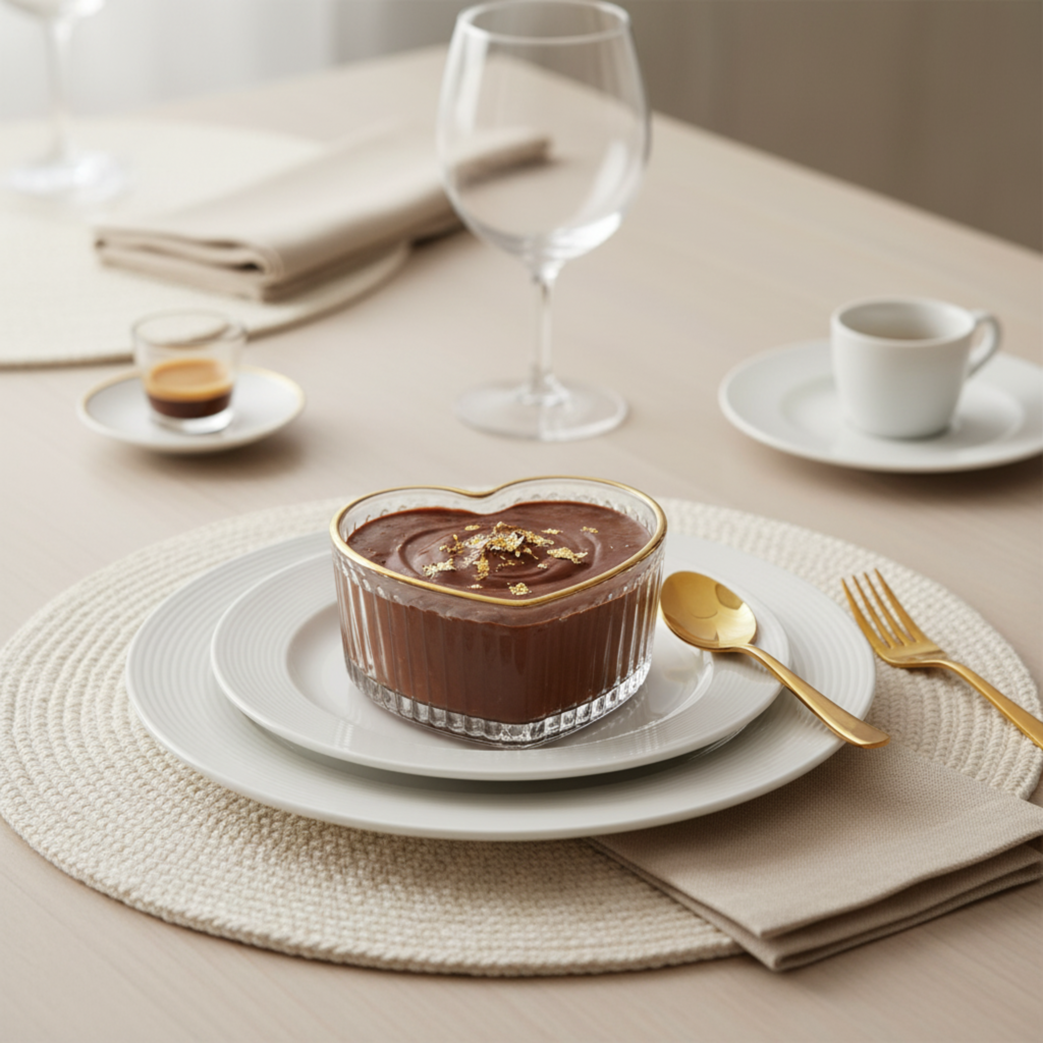 Set 6 Pots en Verre Forme Cœur – Présentation Chic & Gourmande