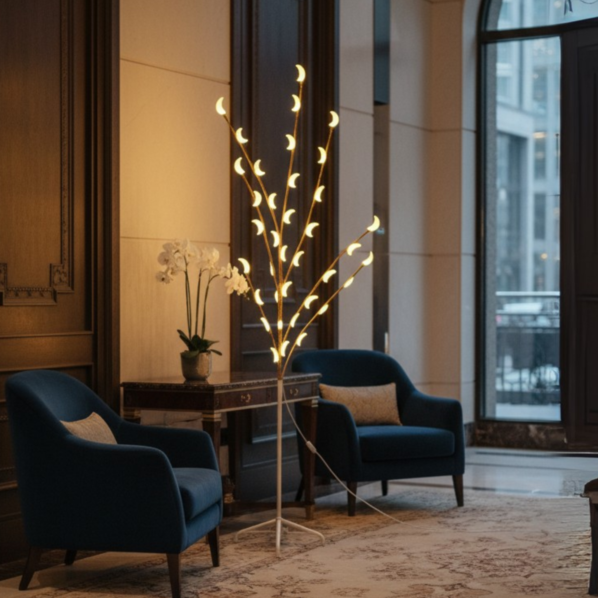 Lampadaire Lune LED Tunisie | Luminaire décoratif | Fiolla Home