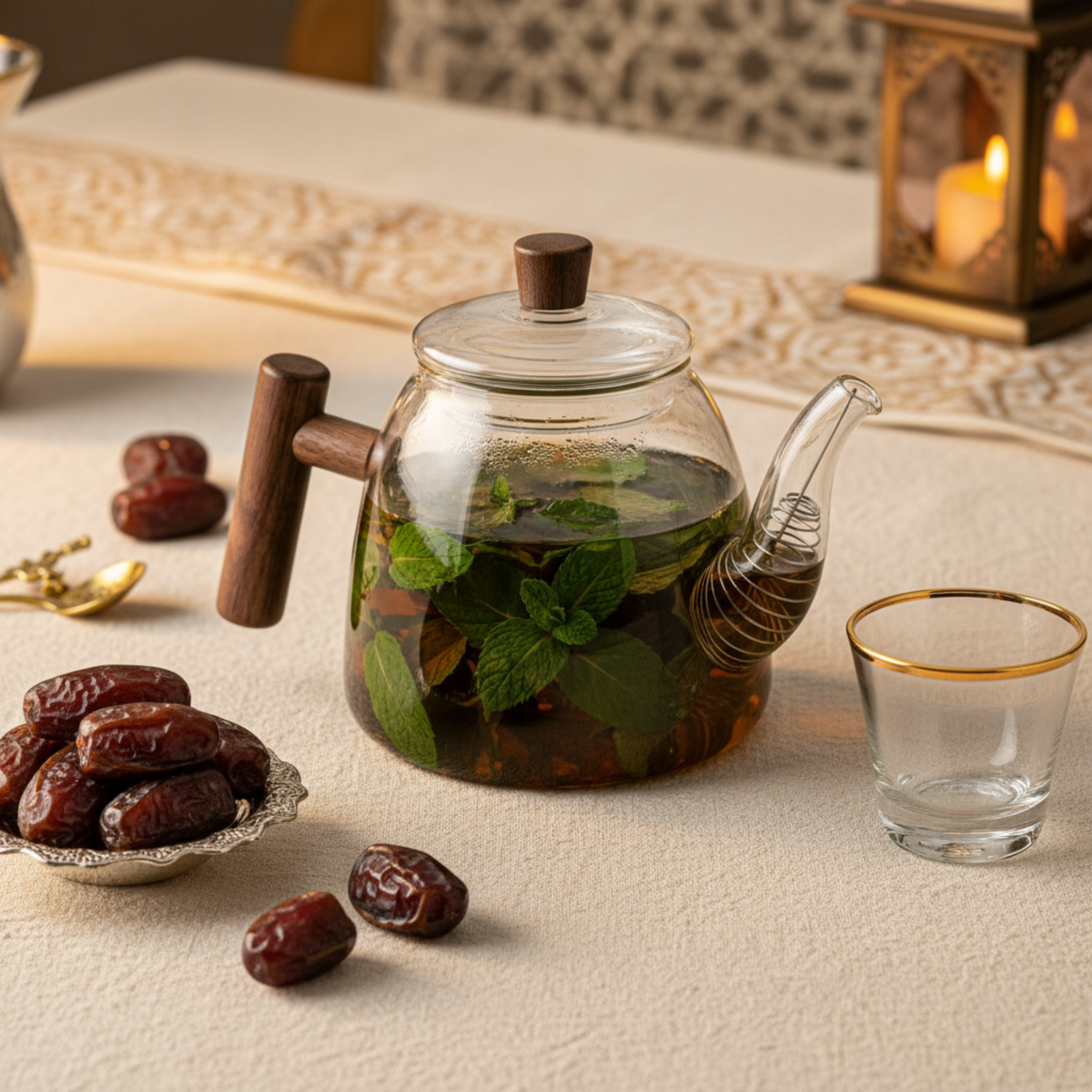 Théière Design en Verre & Bois – Élégance pour vos Infusions