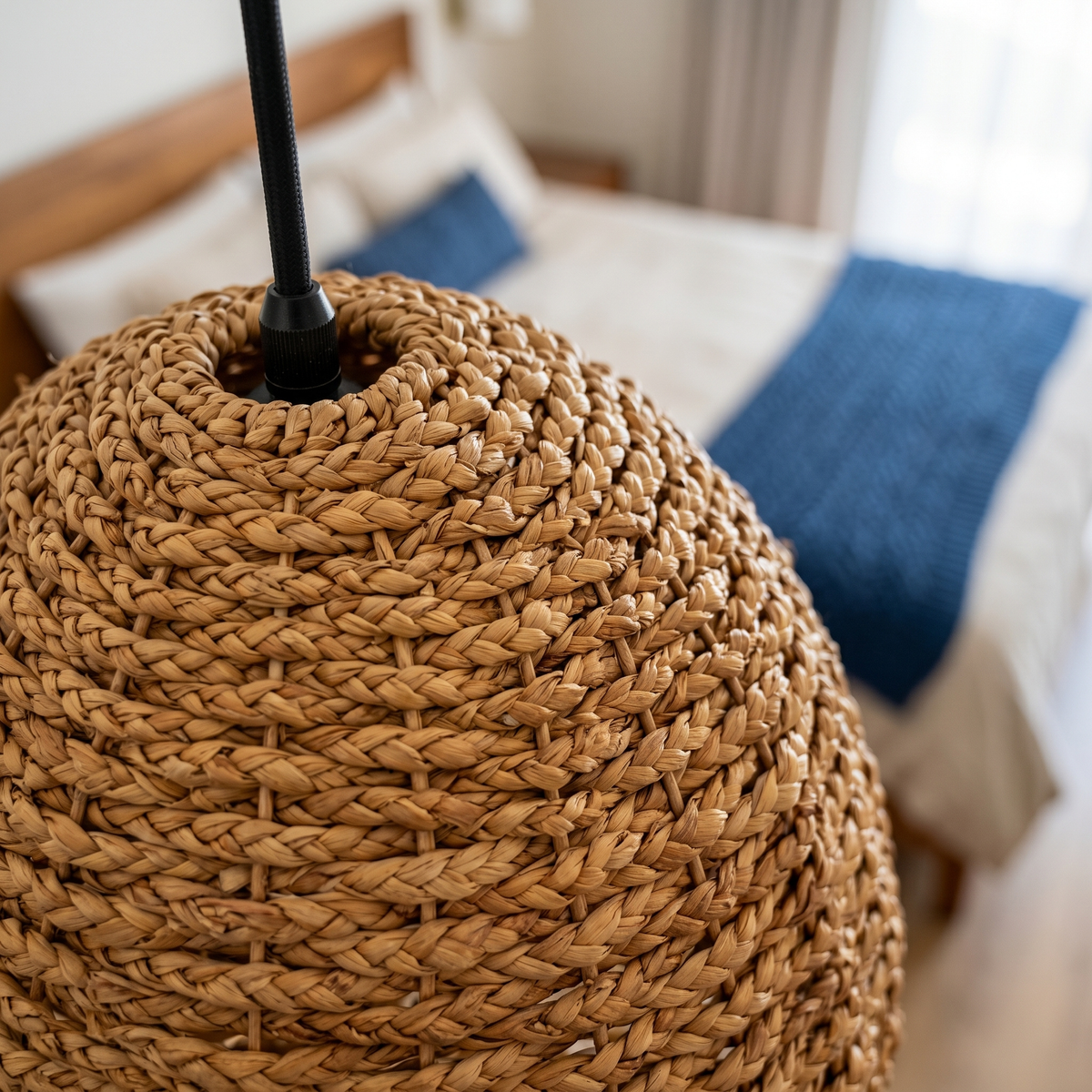 Lustre en fibres de bananier