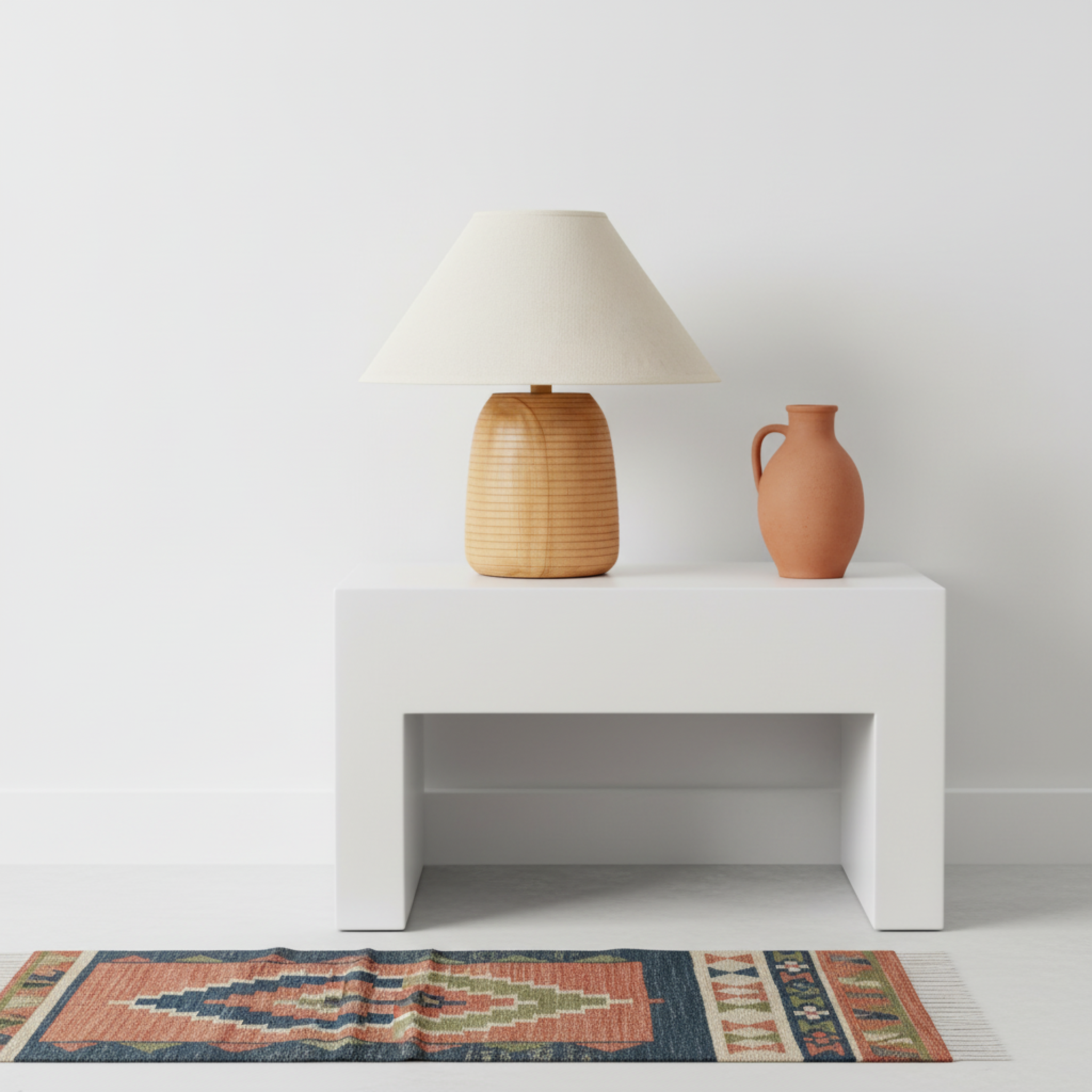 Lampe La Ruche – lampe de table bois handmade Tunisie