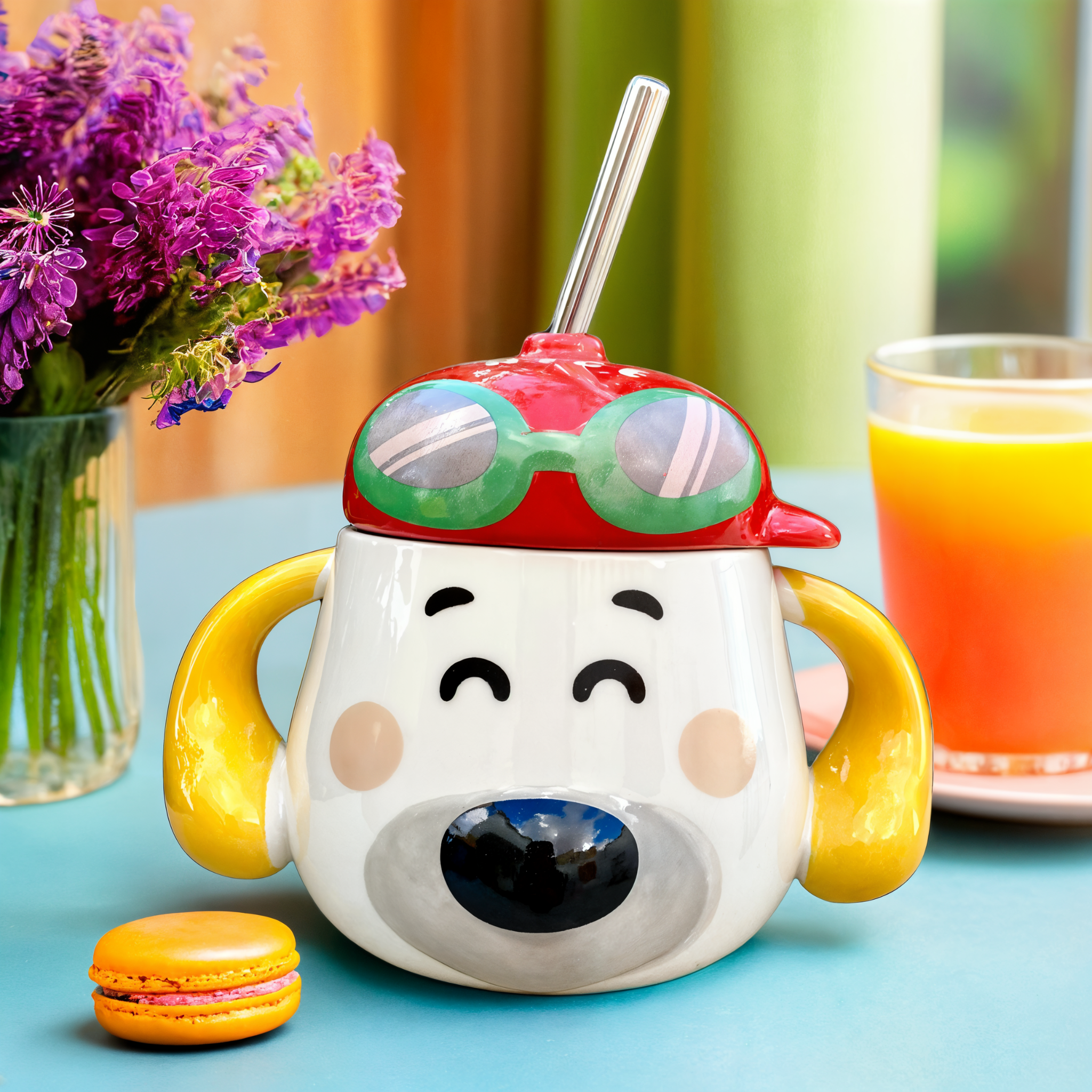 🎉 Mug Chien en Céramique | Designs Ludiques et Colorés | Fiolla Home 🐶