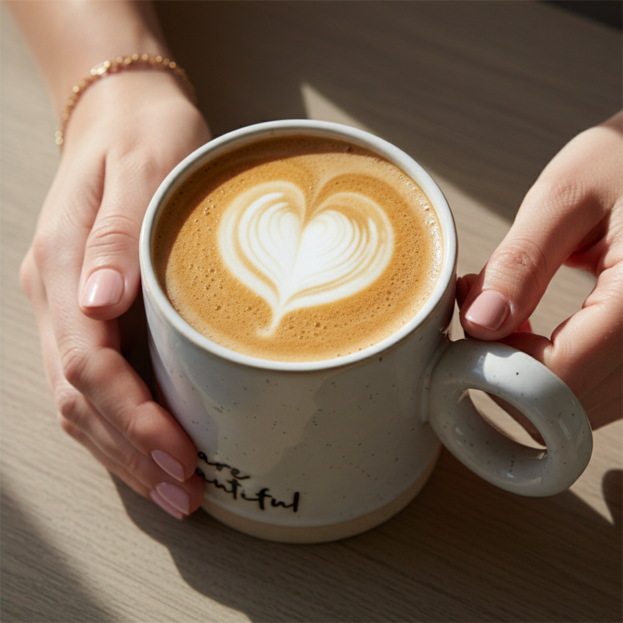 Mug Céramique "You Are Beautiful" – Tasse Design & Tendance