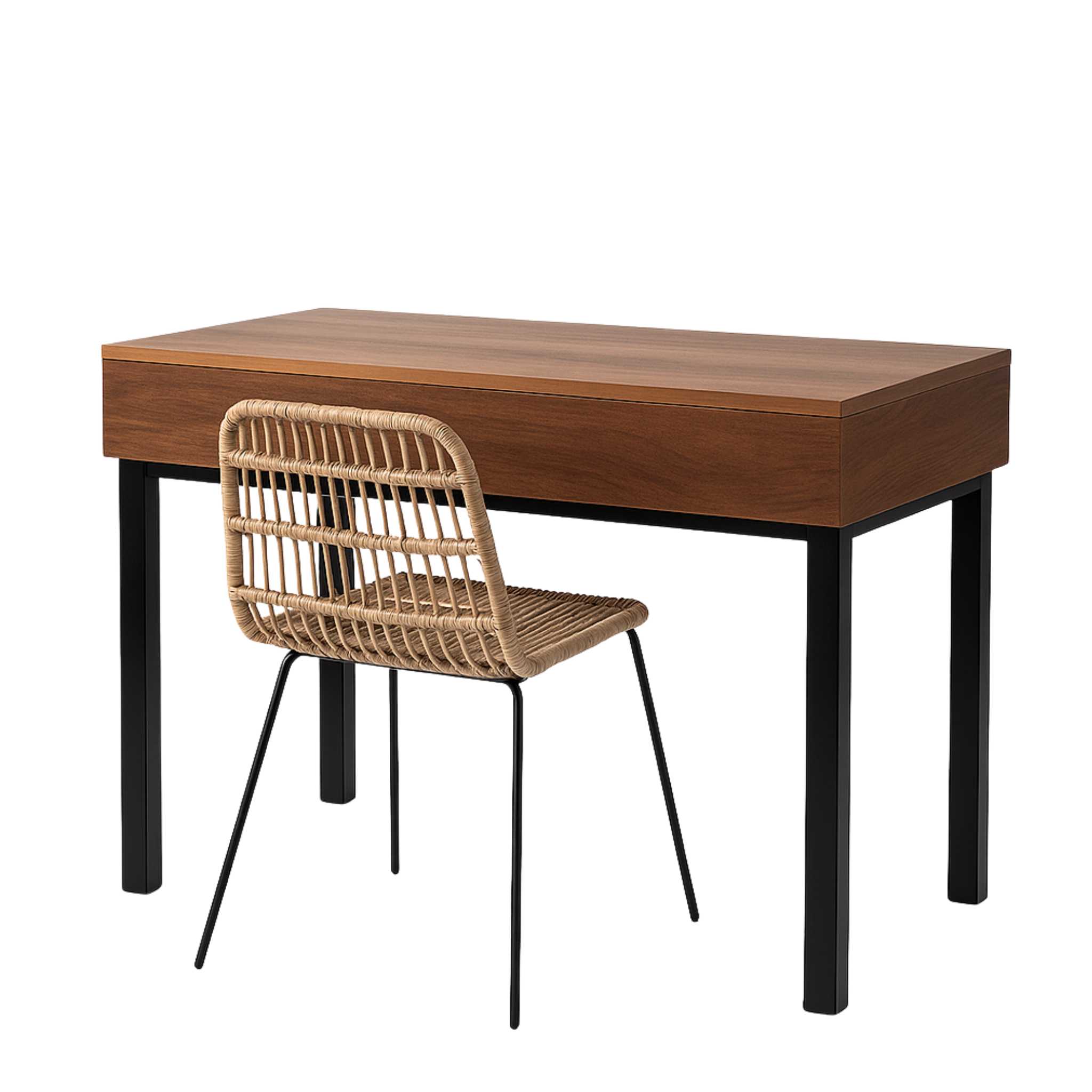 Bureau/Coiffeuse 2-en-1 avec Miroir LED | Tunisie | Fiolla Home