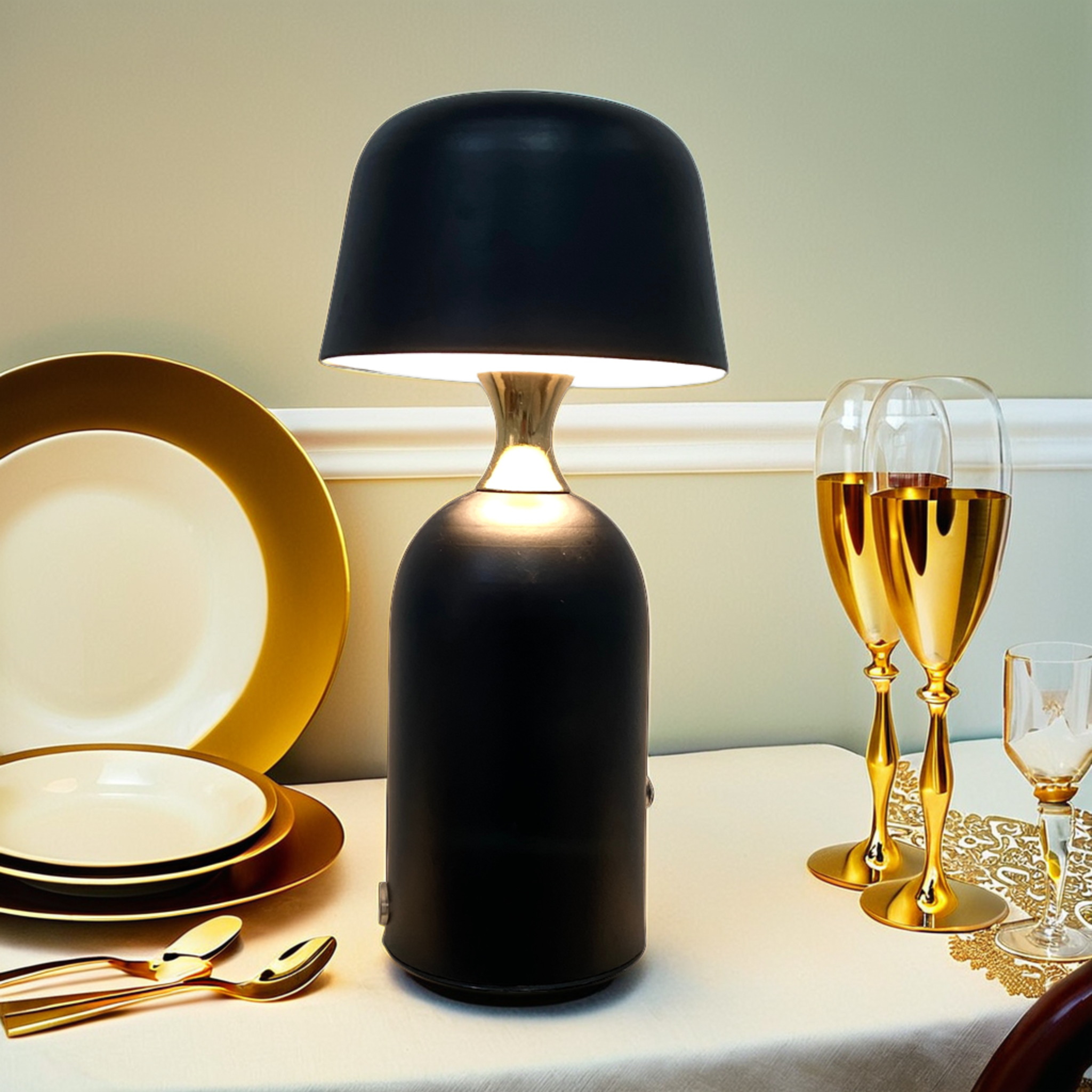 Lampe de Table LED Rechargeable | Élégance et Fonctionnalité | Fiolla Home