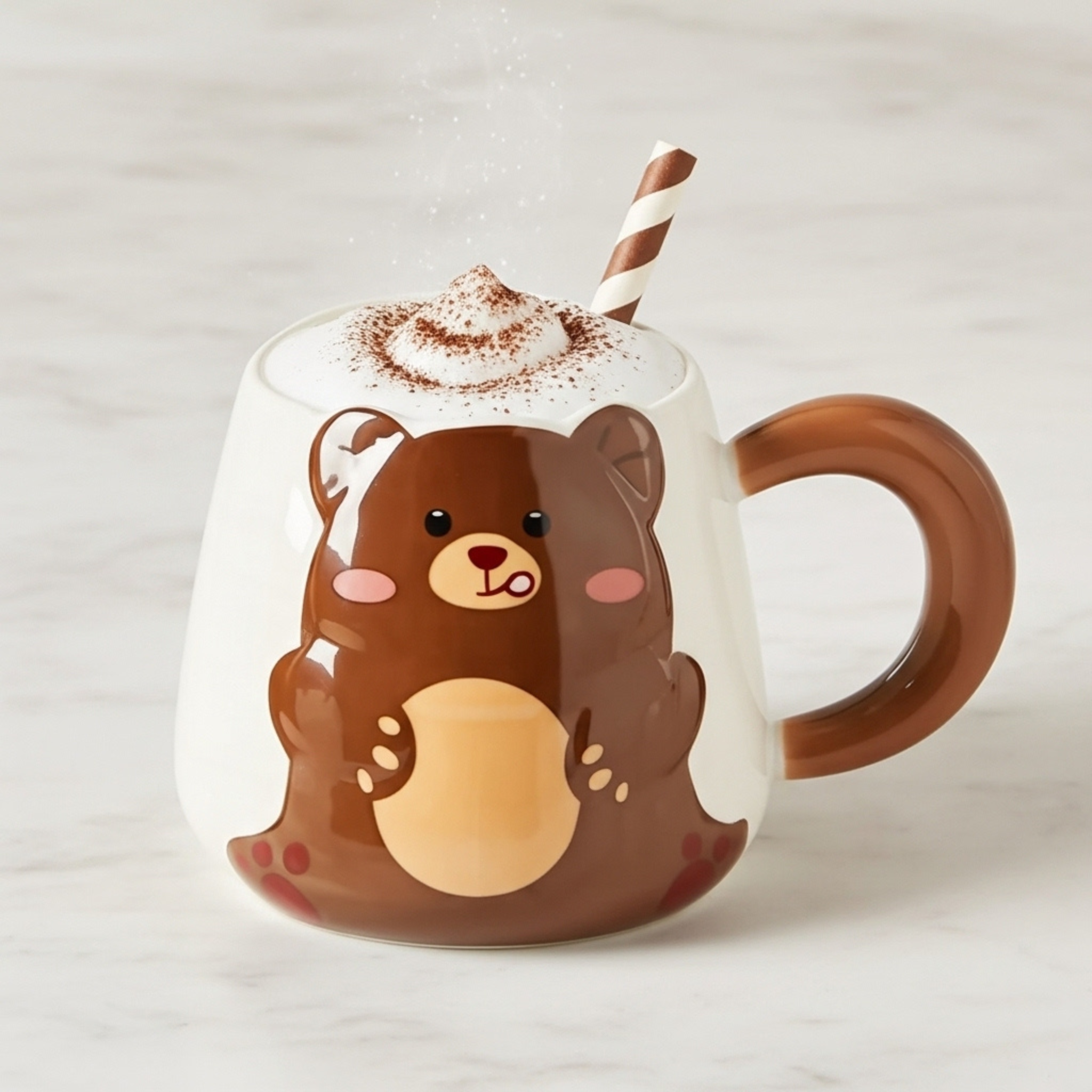 Mug Ourson en Céramique – Anse Confort | Fiolla Home