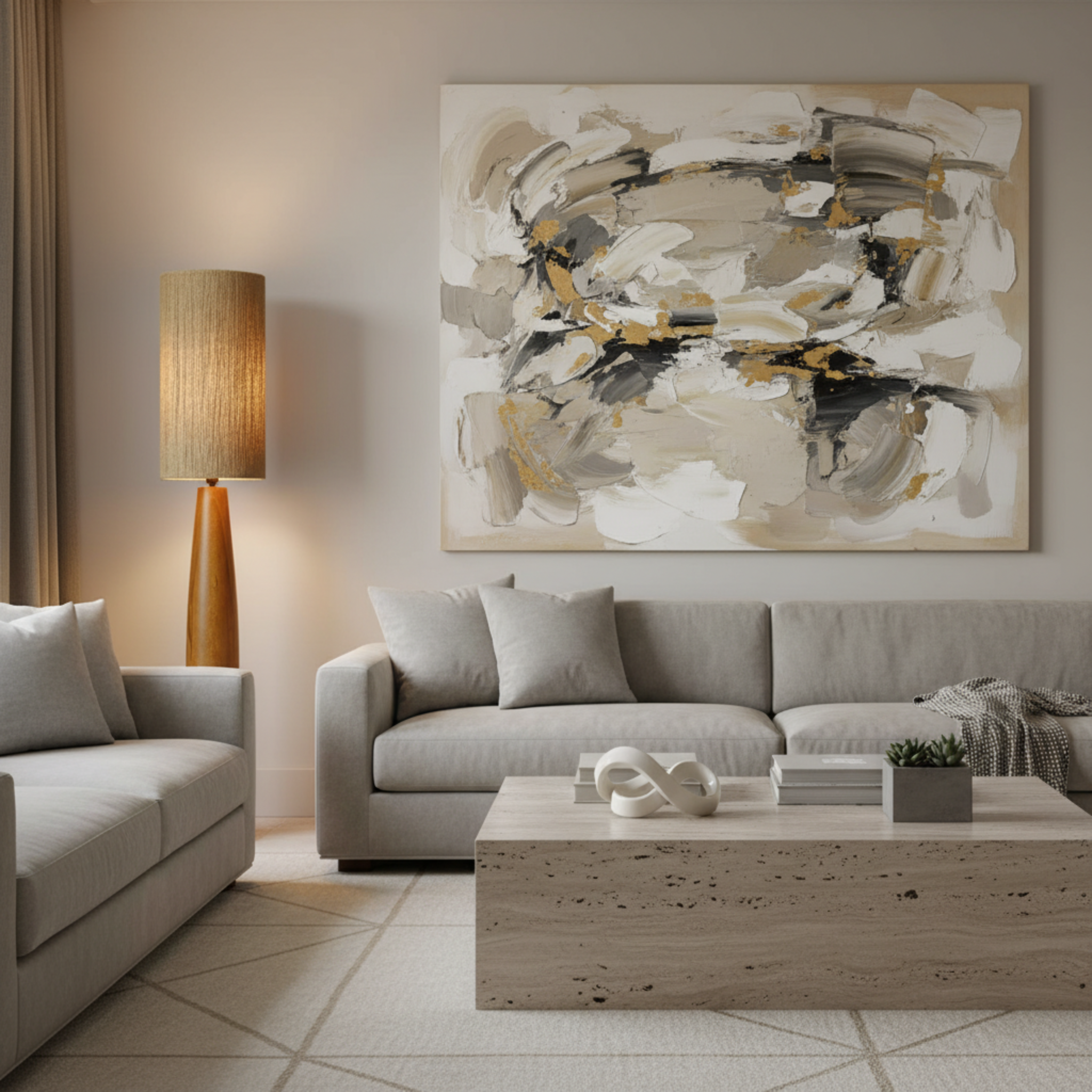 Lampadaire en Bois Rouge Fait Main Tunisie | Fiolla Home