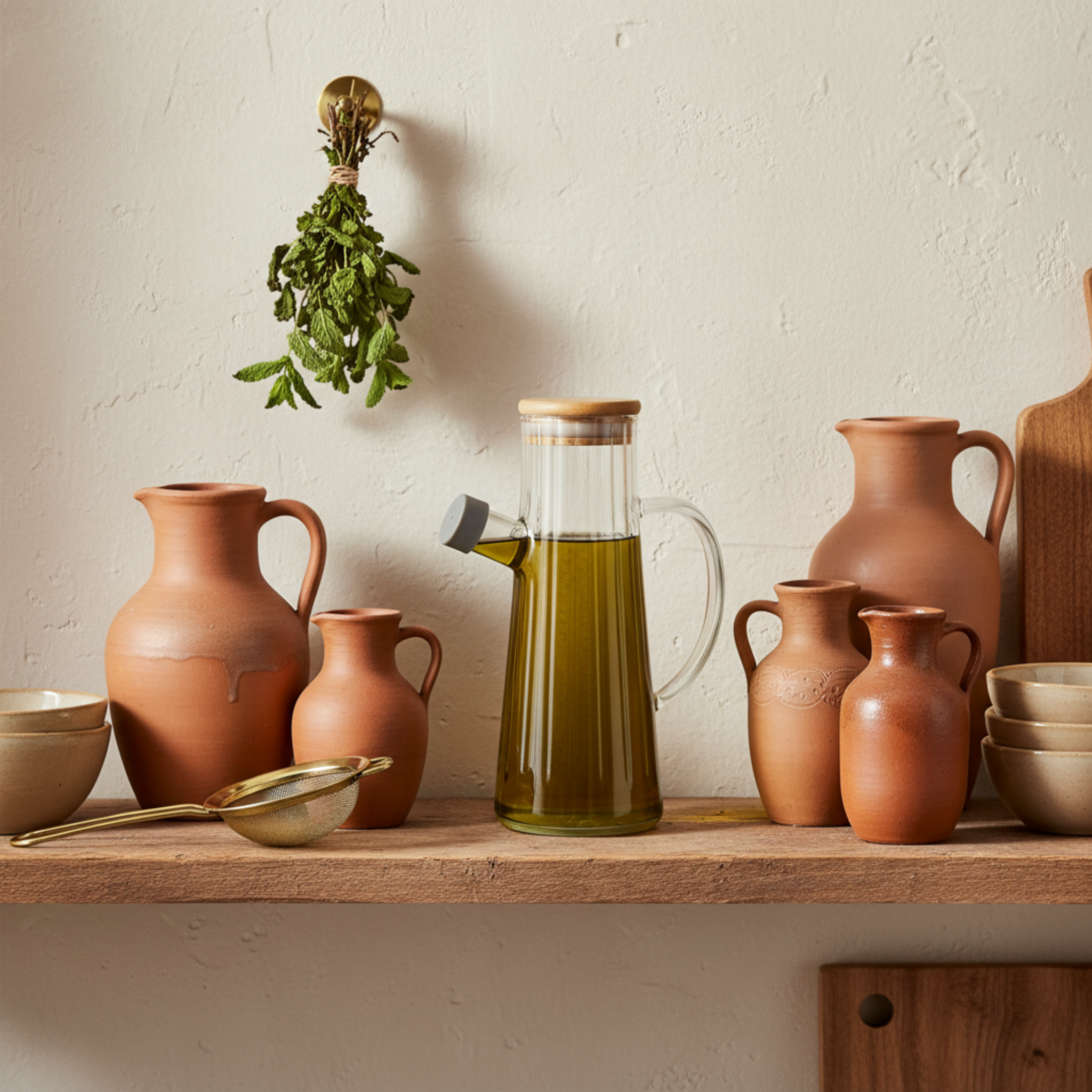 Huilier en Verre Design Côtelé & Bec Anti-Goutte – Élégance Cuisine