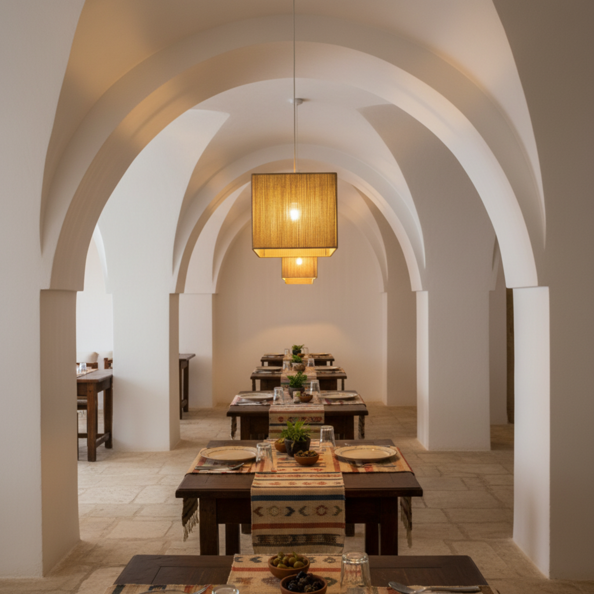 Suspension Rectangulaire "Tressage Nature" | Jute | Tunisie