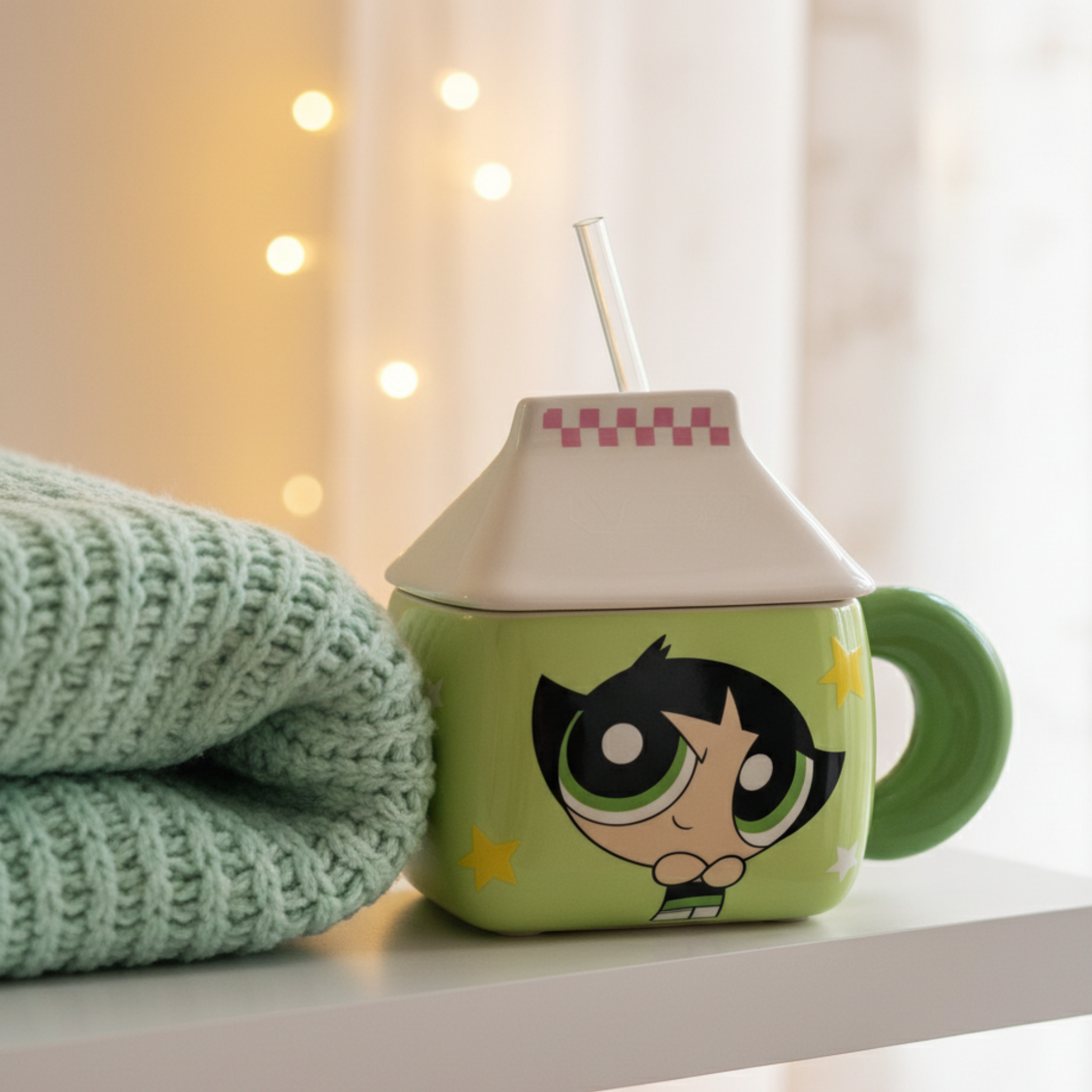 Mug Buttercup céramique paille incluse | Tasse à café | Fiolla Home