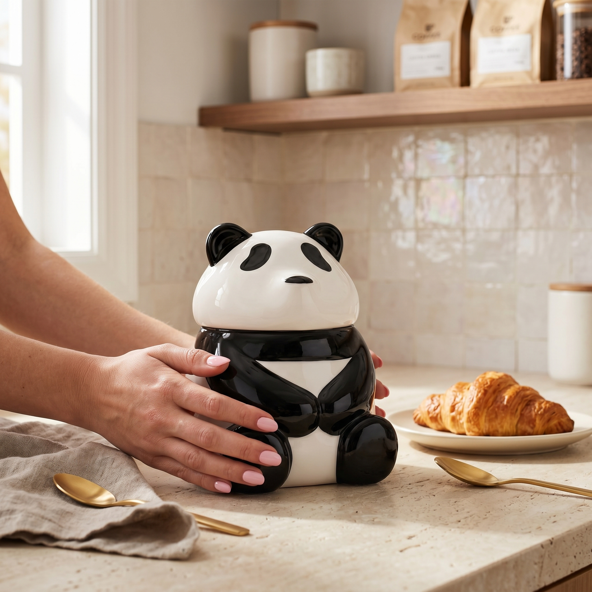 Mug Panda Céramique 3D | Tasse Café Kawaii Mignonne | Fiolla Home