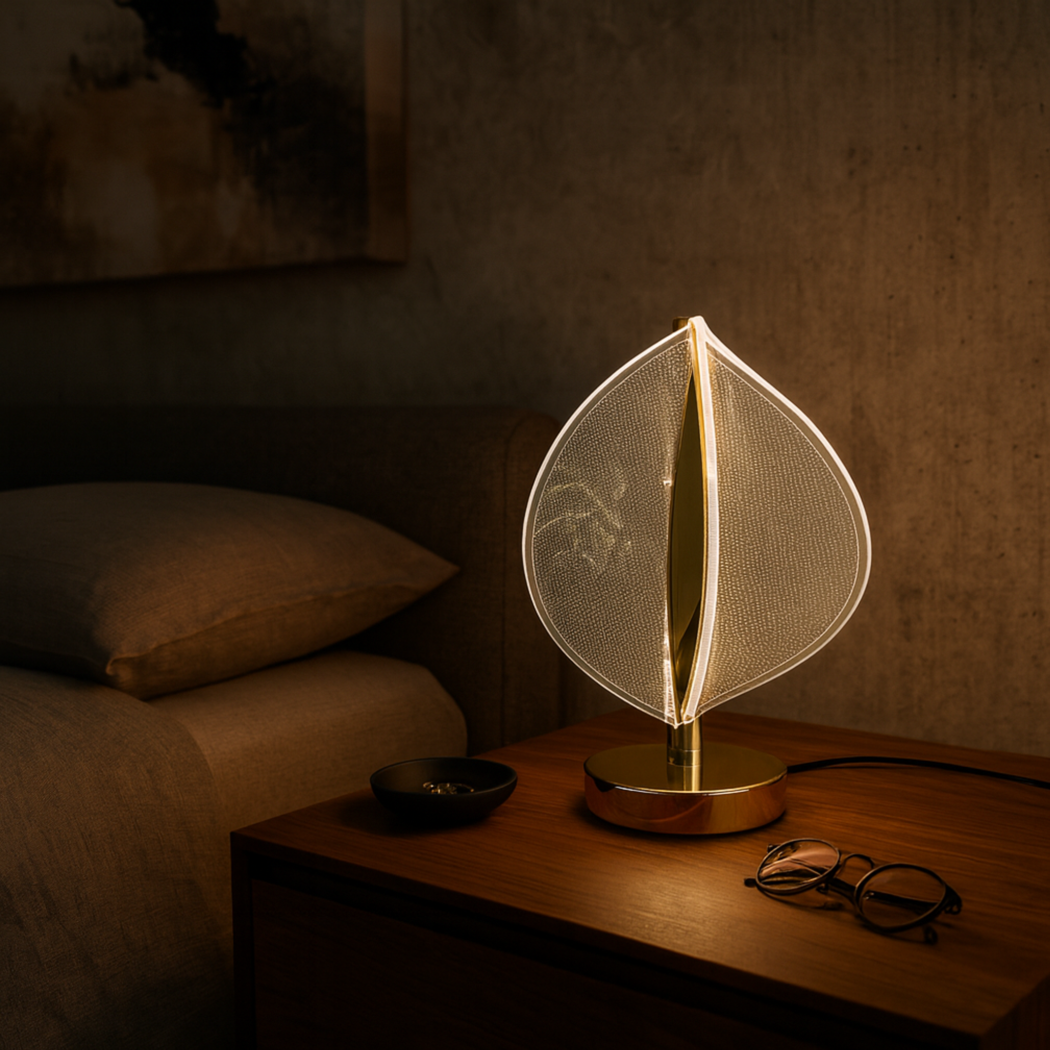 Veilleuse Feuille LED Tunisie | Lampe de Table | Fiolla Home