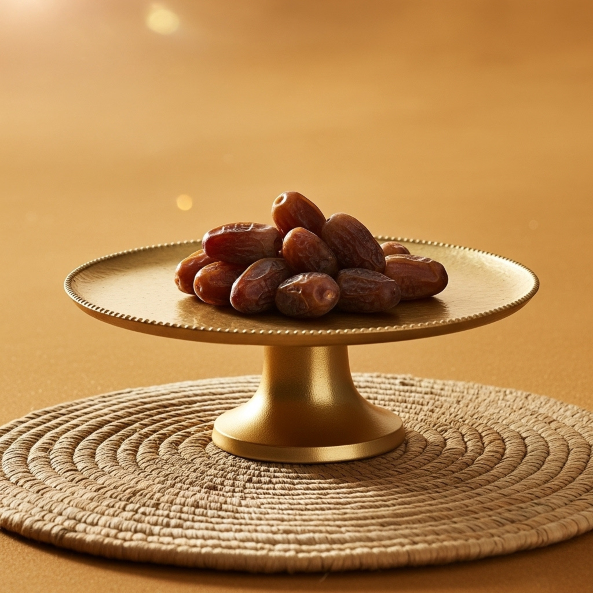 Plateau à gâteau en cuivre indien – Taille moyenne | Fiolla Home