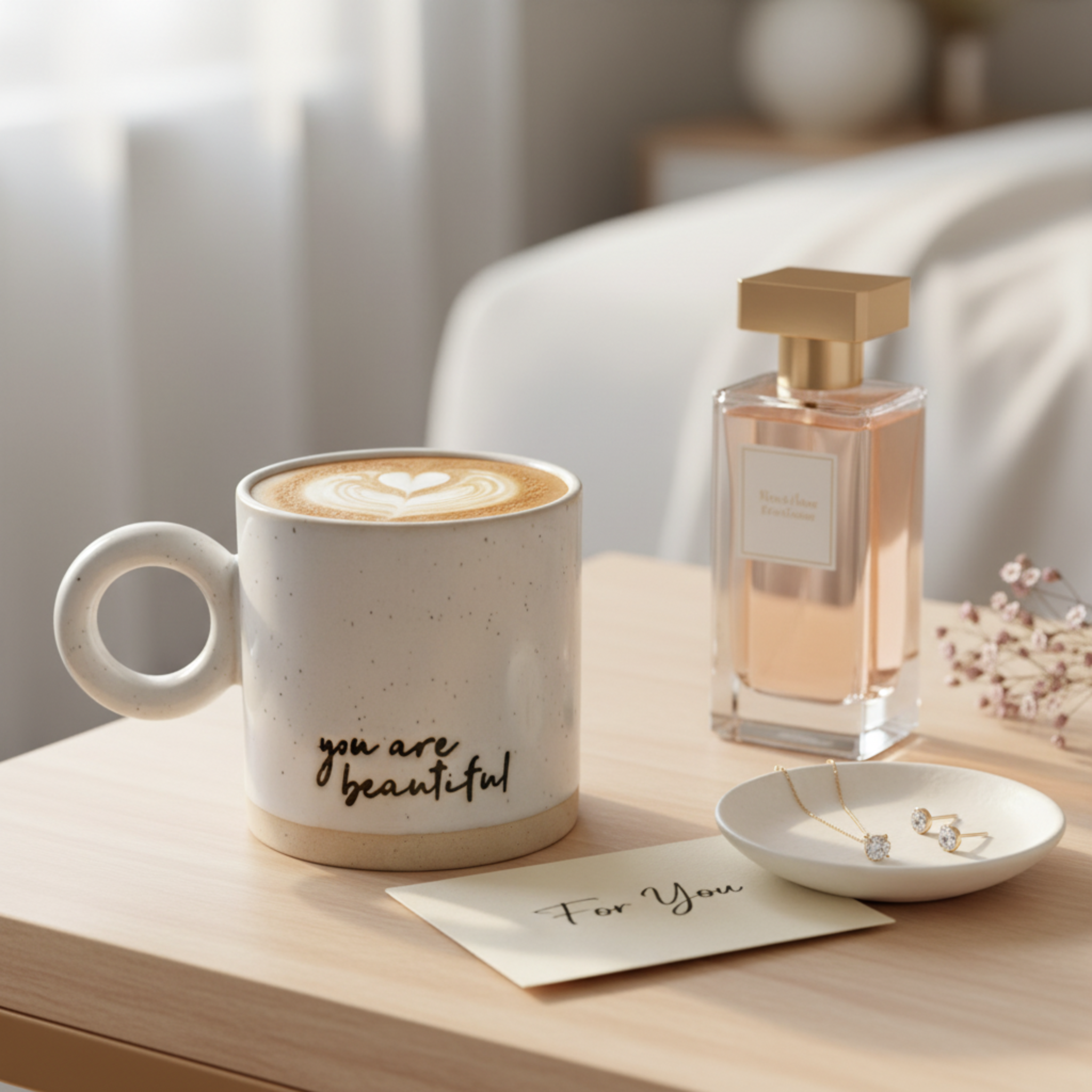 Mug Céramique "You Are Beautiful" – Tasse Design & Tendance