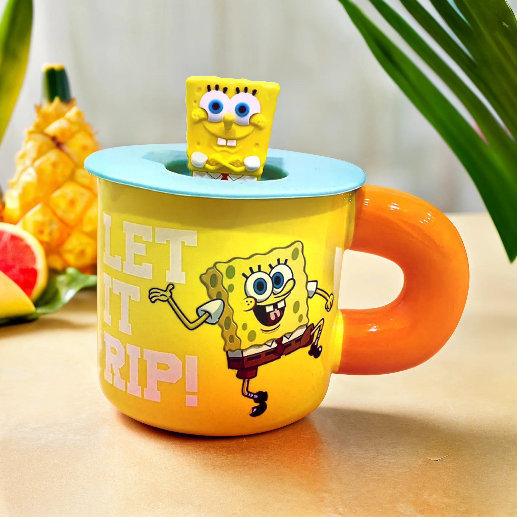 Mug "Let It Rip" Jaune | Design Original et Amusant | Fiolla Home