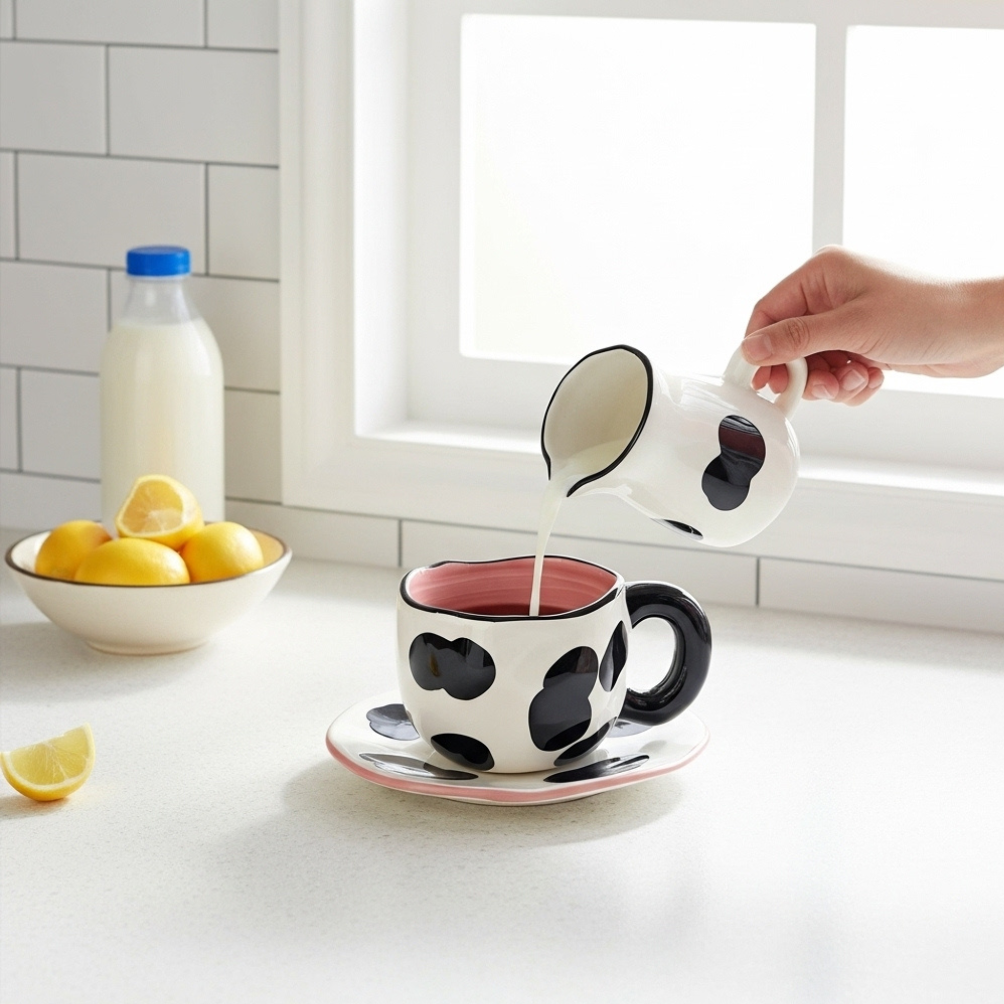 Tasse Originale Motif Vache Tunisie | Fiolla Home