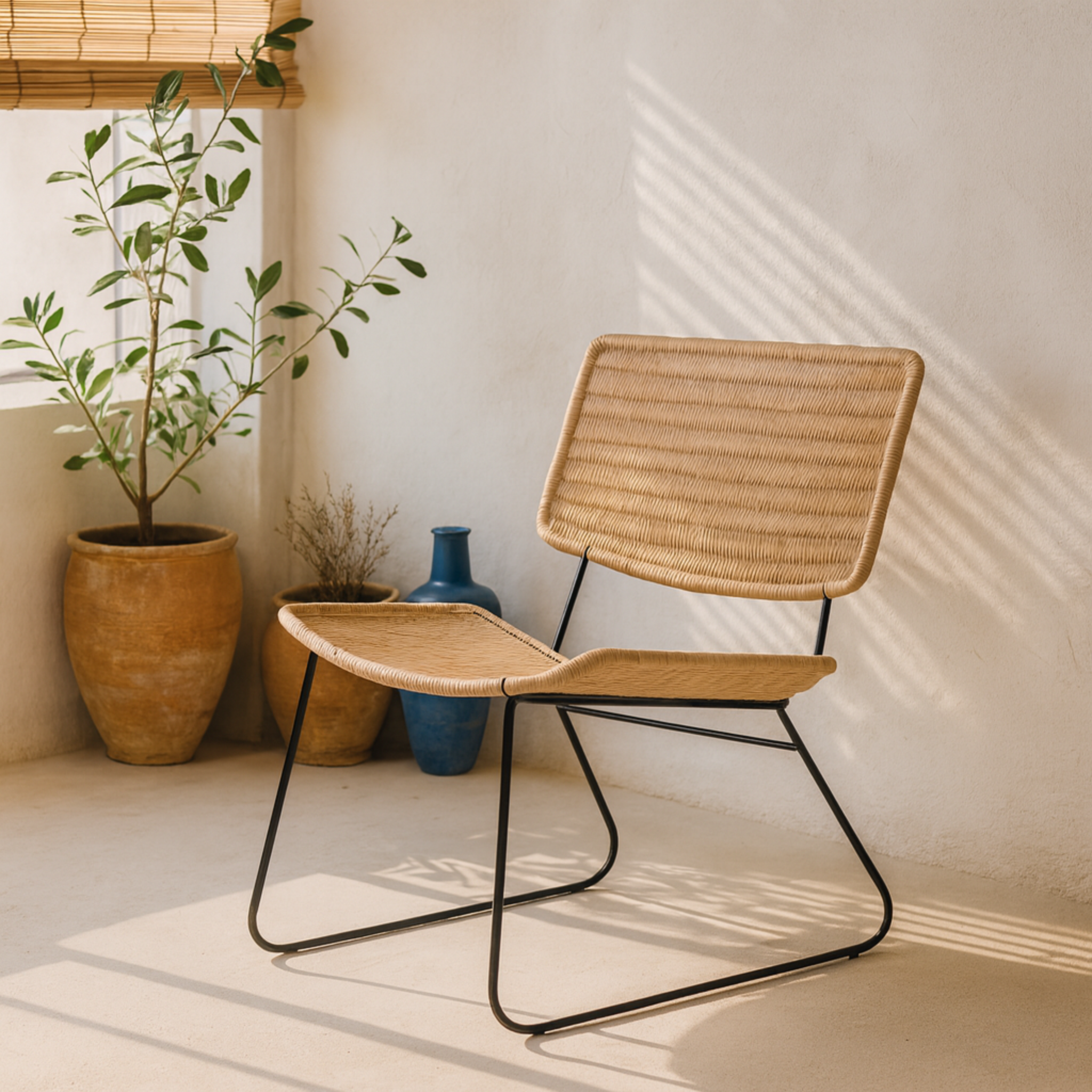Chaise en rotin naturel | Confort respirant | Fiolla Home