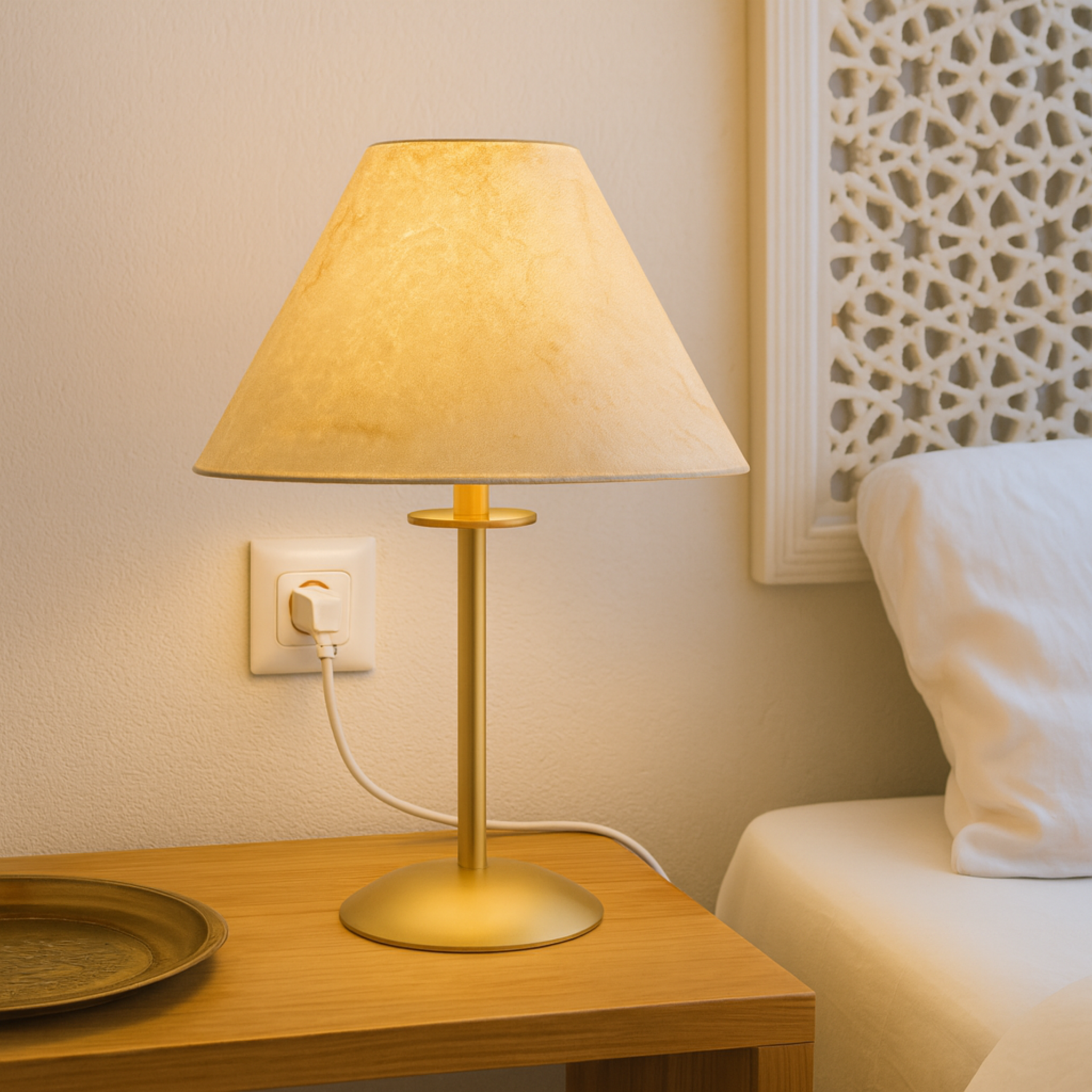 Veilleuse Chambre à Coucher | Abat-jour Cône | Fiolla Home