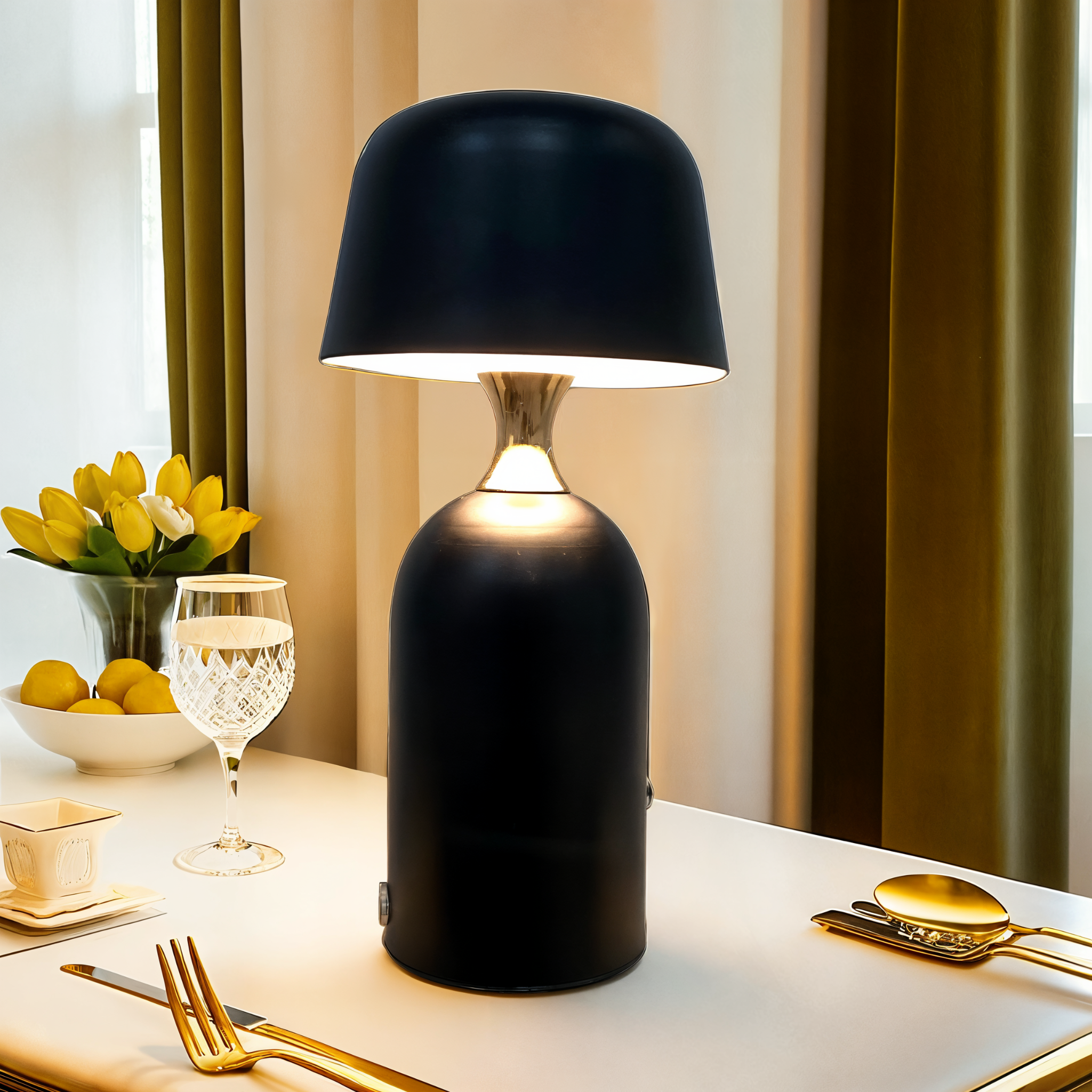 Lampe de Table LED Rechargeable | Élégance et Fonctionnalité | Fiolla Home