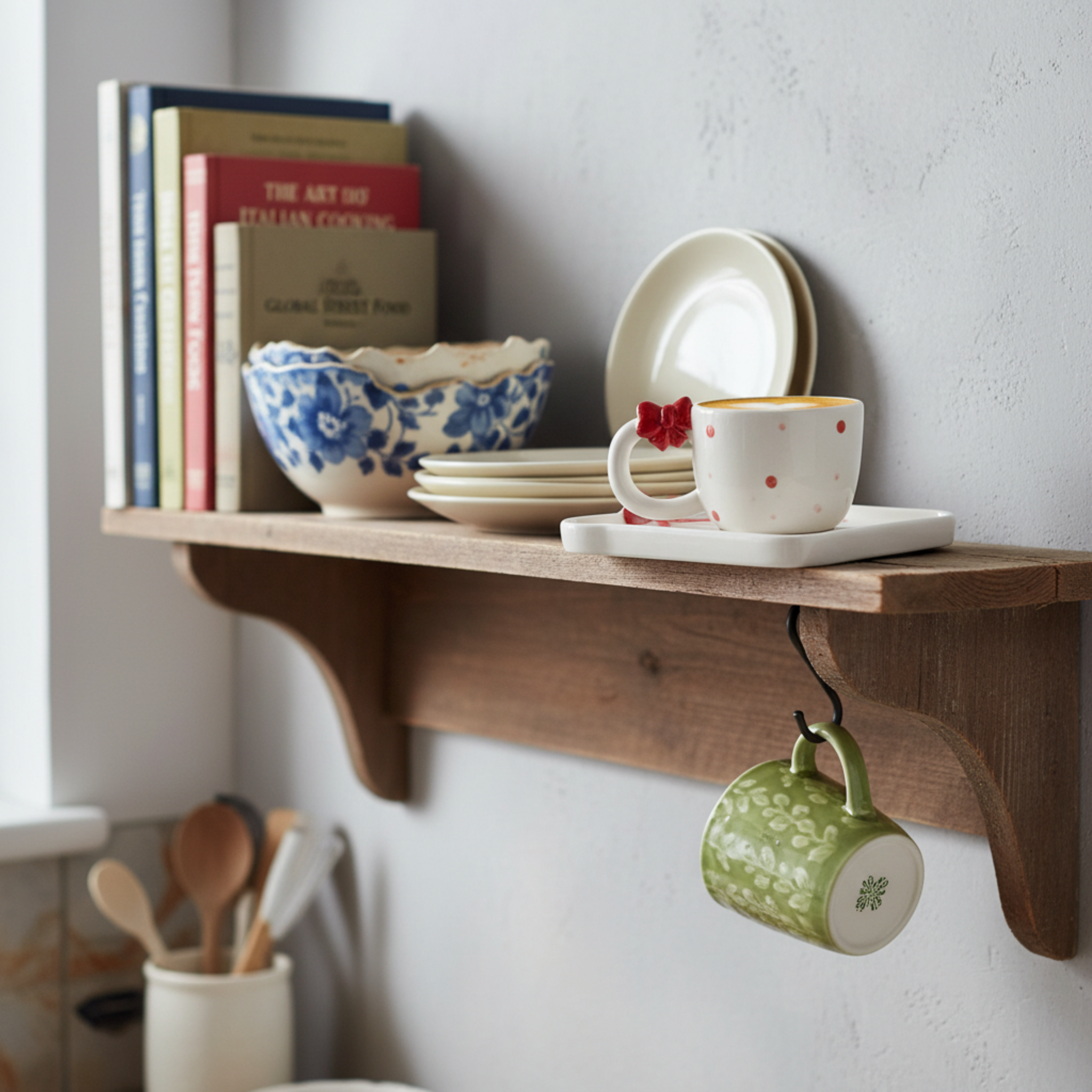 Mug & Sous-Tasse Nœud & Pois – Idée Cadeau Tunisie