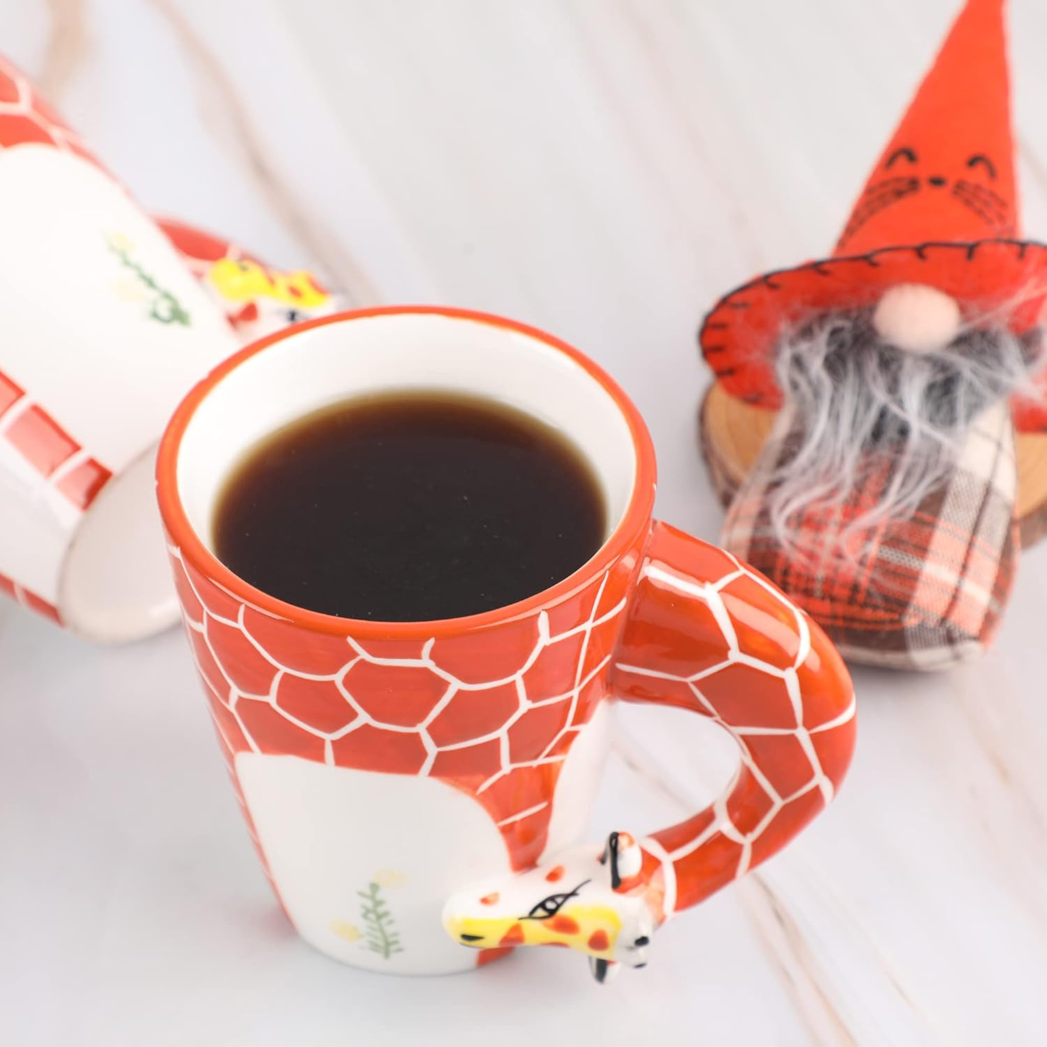 Tasse Céramique Fun avec Girafe | Thème Animalier | Fiolla Home