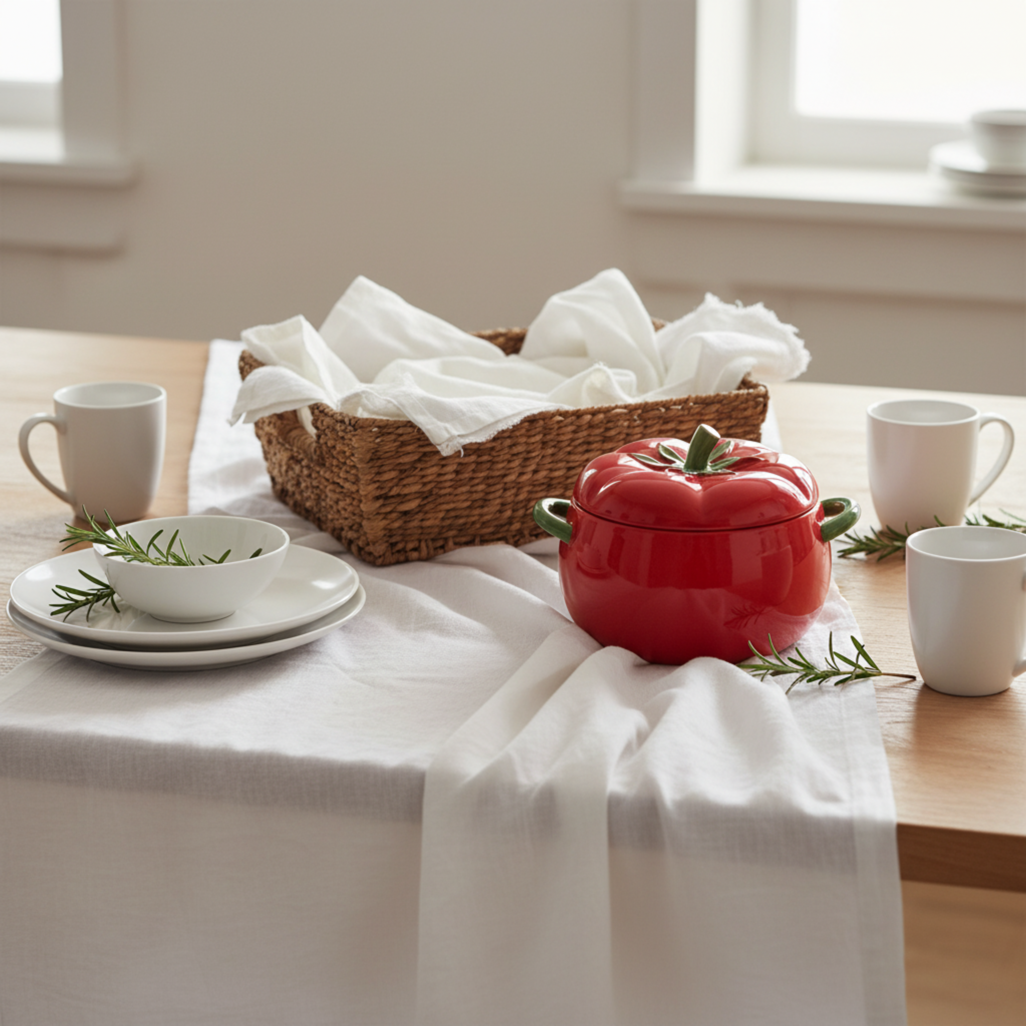 Cocotte Forme Tomate en Céramique – Design Original & Tendance