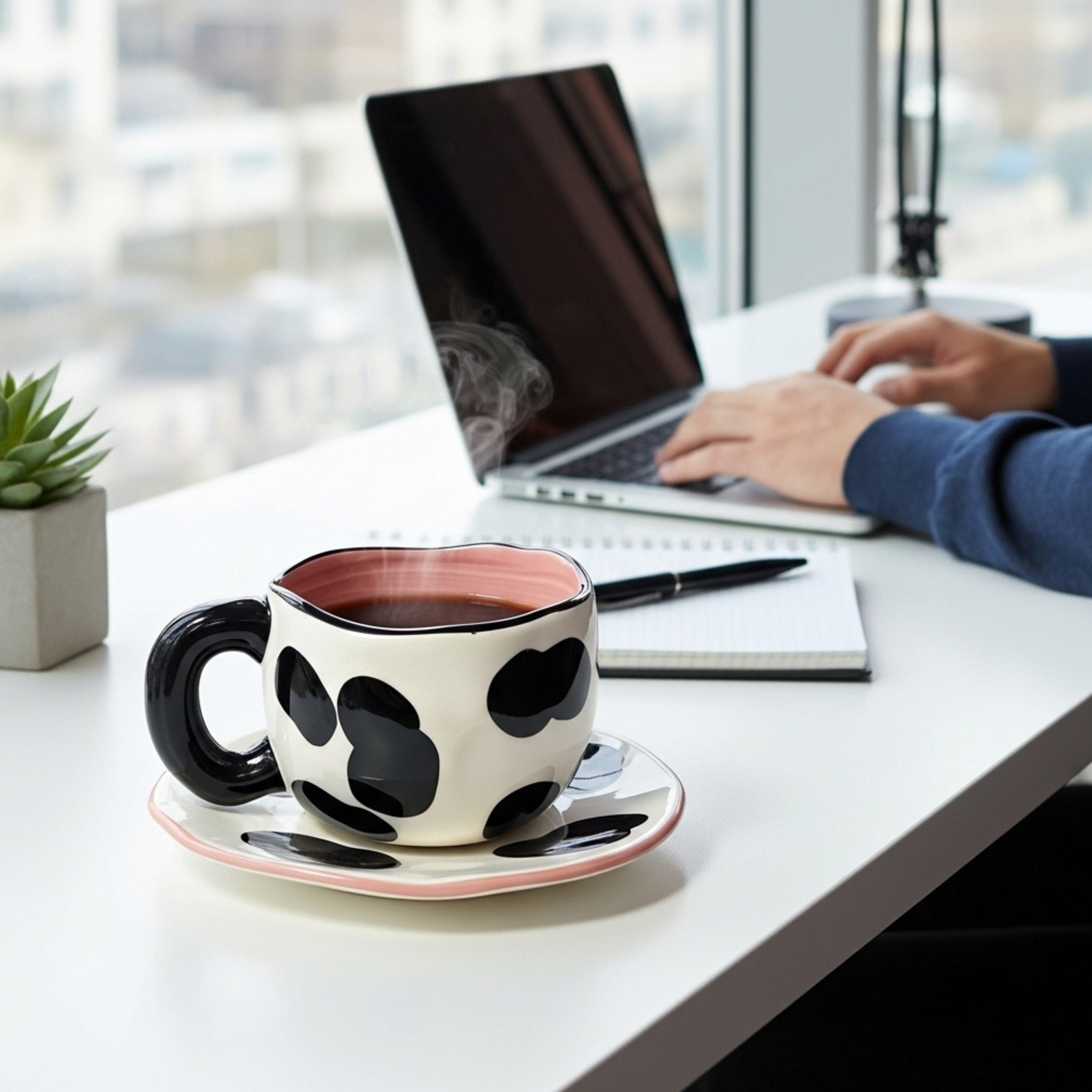 Tasse Originale Motif Vache Tunisie | Fiolla Home