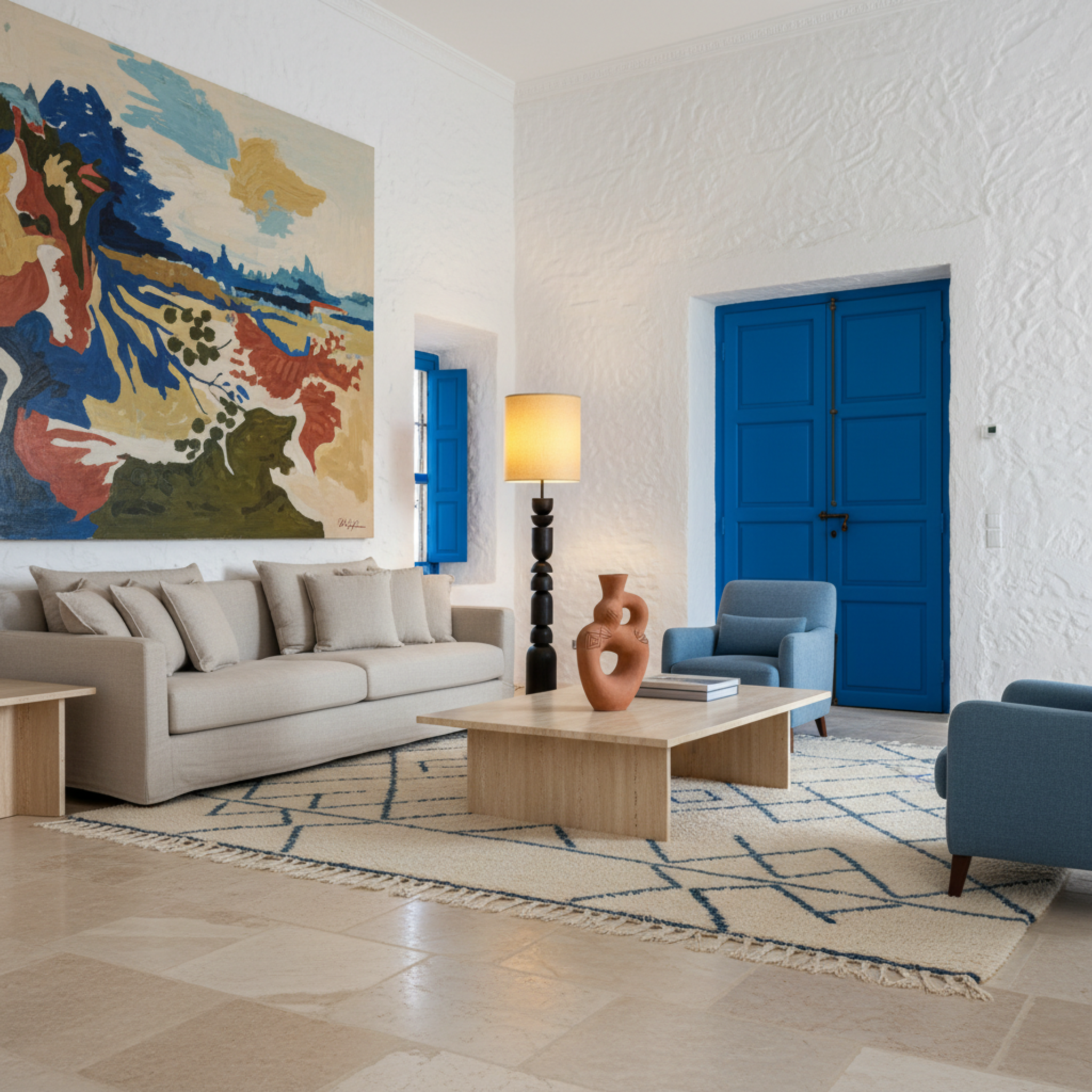 Lampadaire Sculptural Fait Main – Pièce Unique de Luxe Tunisie