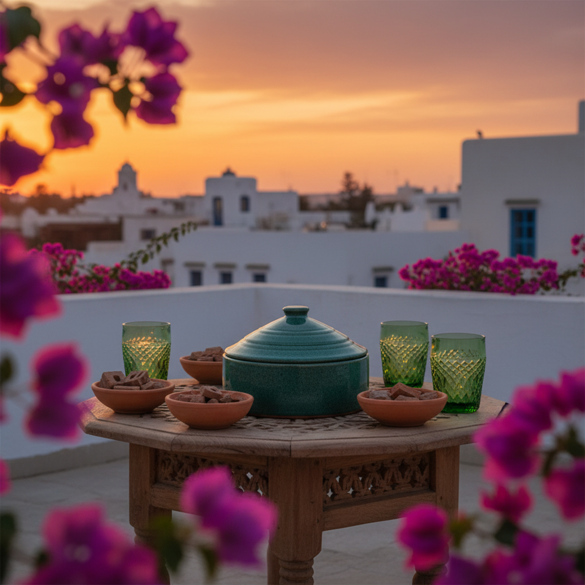 Tajine en céramique avec couvercle – Made in Tunisia