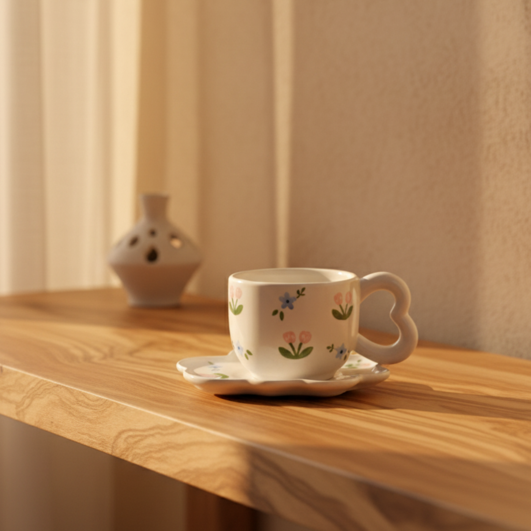 Tasse Fleurie en Céramique | Petit-Déj Chic | Fiolla Home