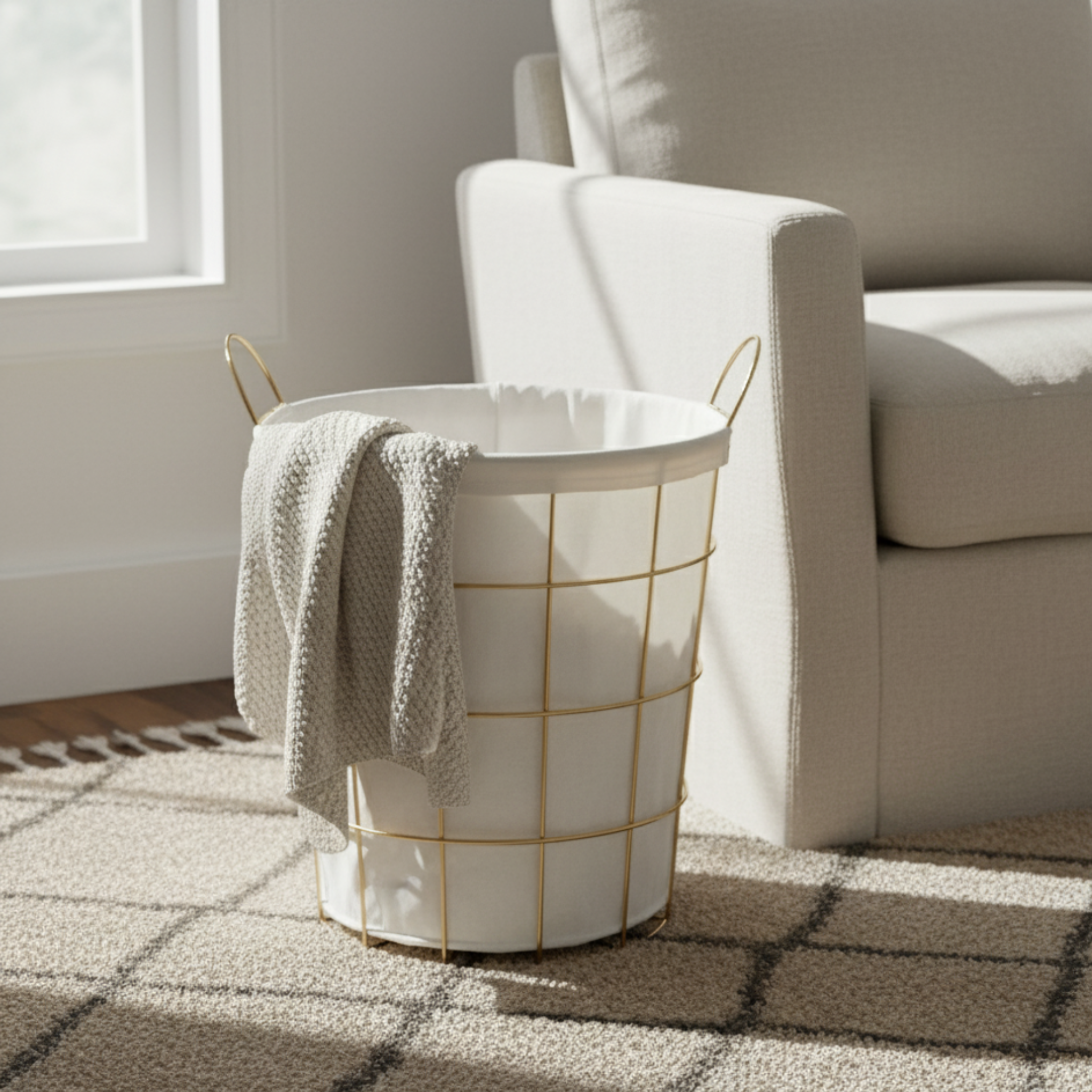 Panier à Linge Tunisie | Avec Housse en Tissu | Fiolla Home