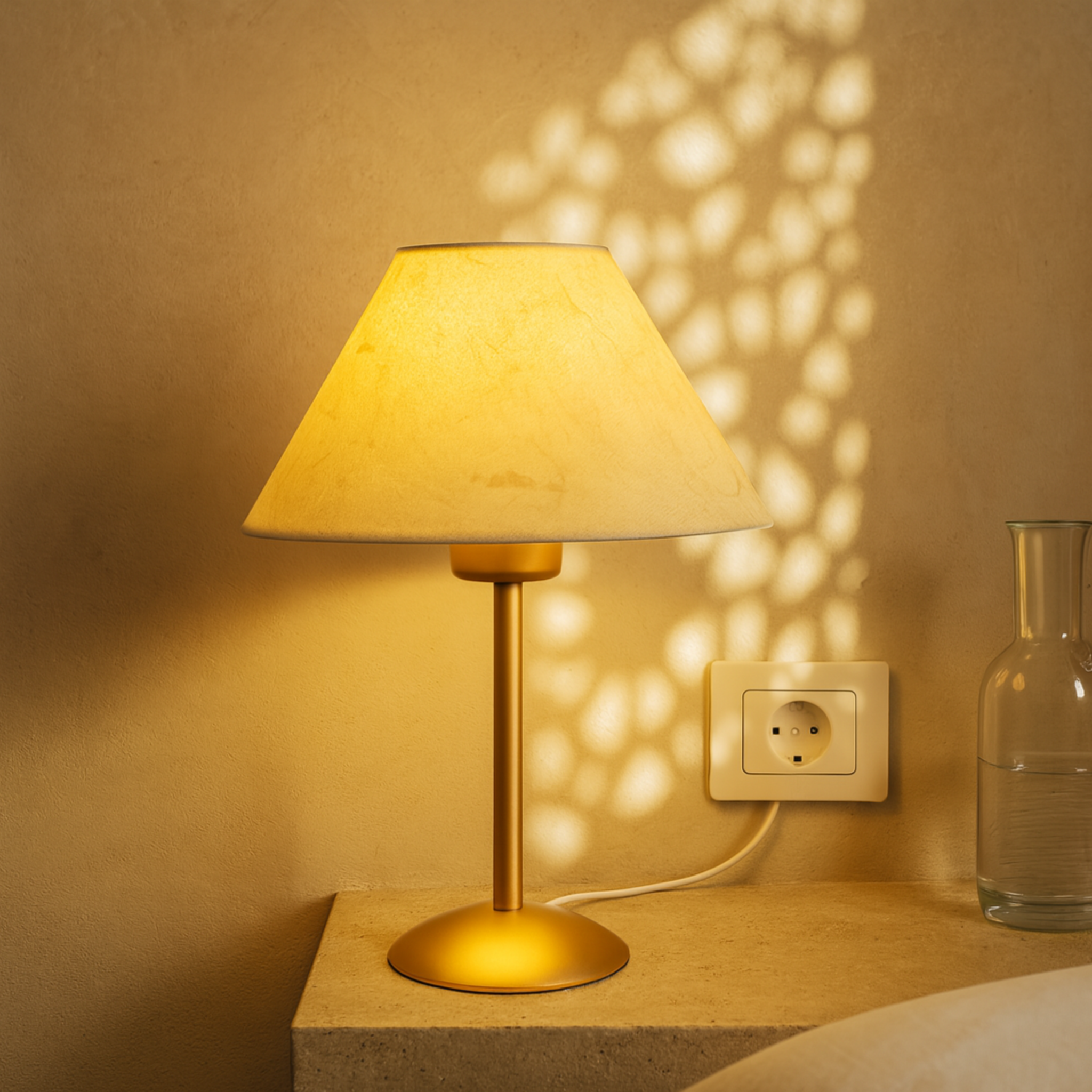Veilleuse Chambre à Coucher | Abat-jour Cône | Fiolla Home