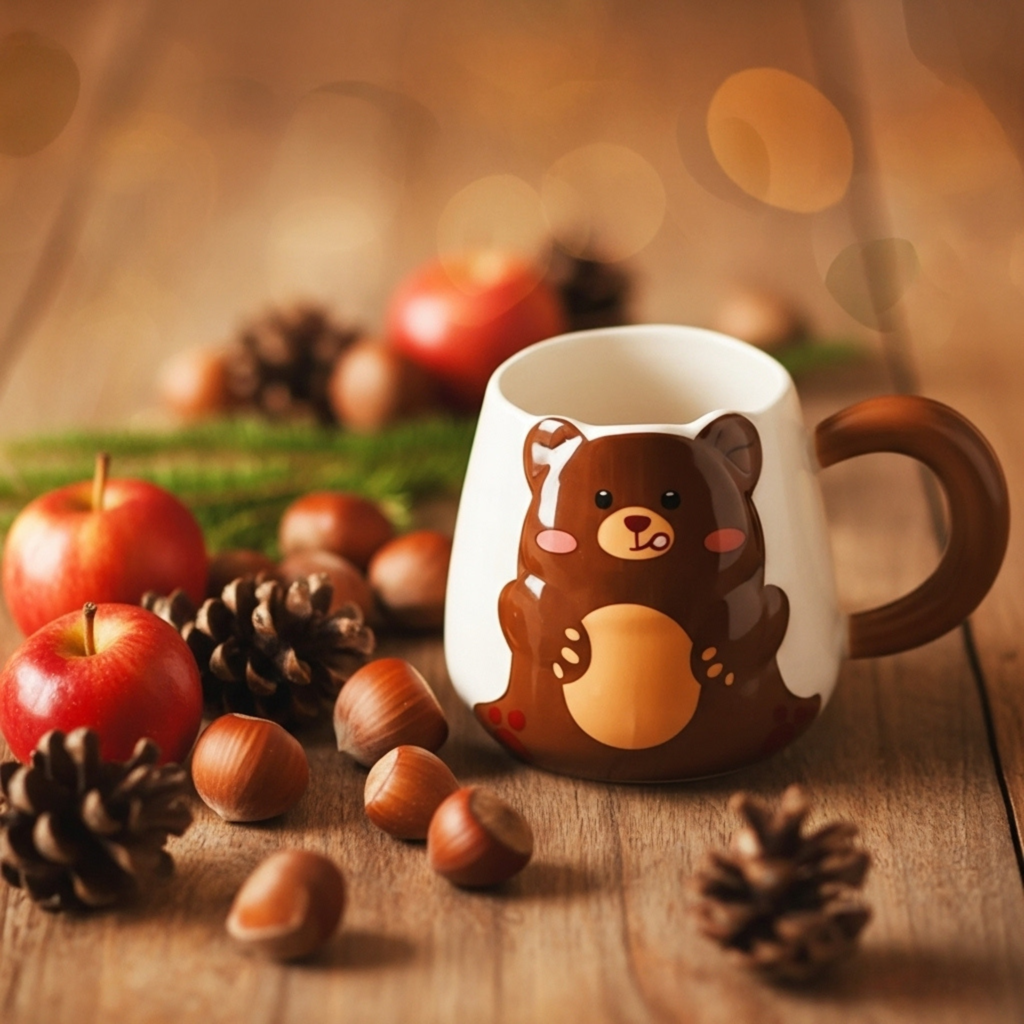 Mug Ourson en Céramique – Anse Confort | Fiolla Home