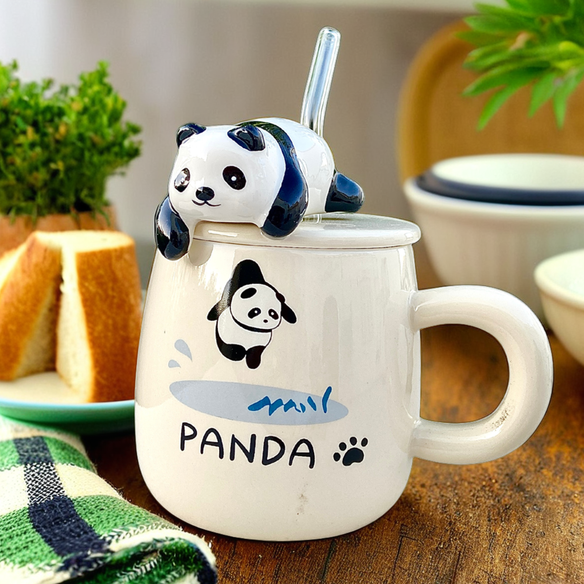 Mug Panda Original | Idéal pour le Café ou le Thé | Fiolla Home