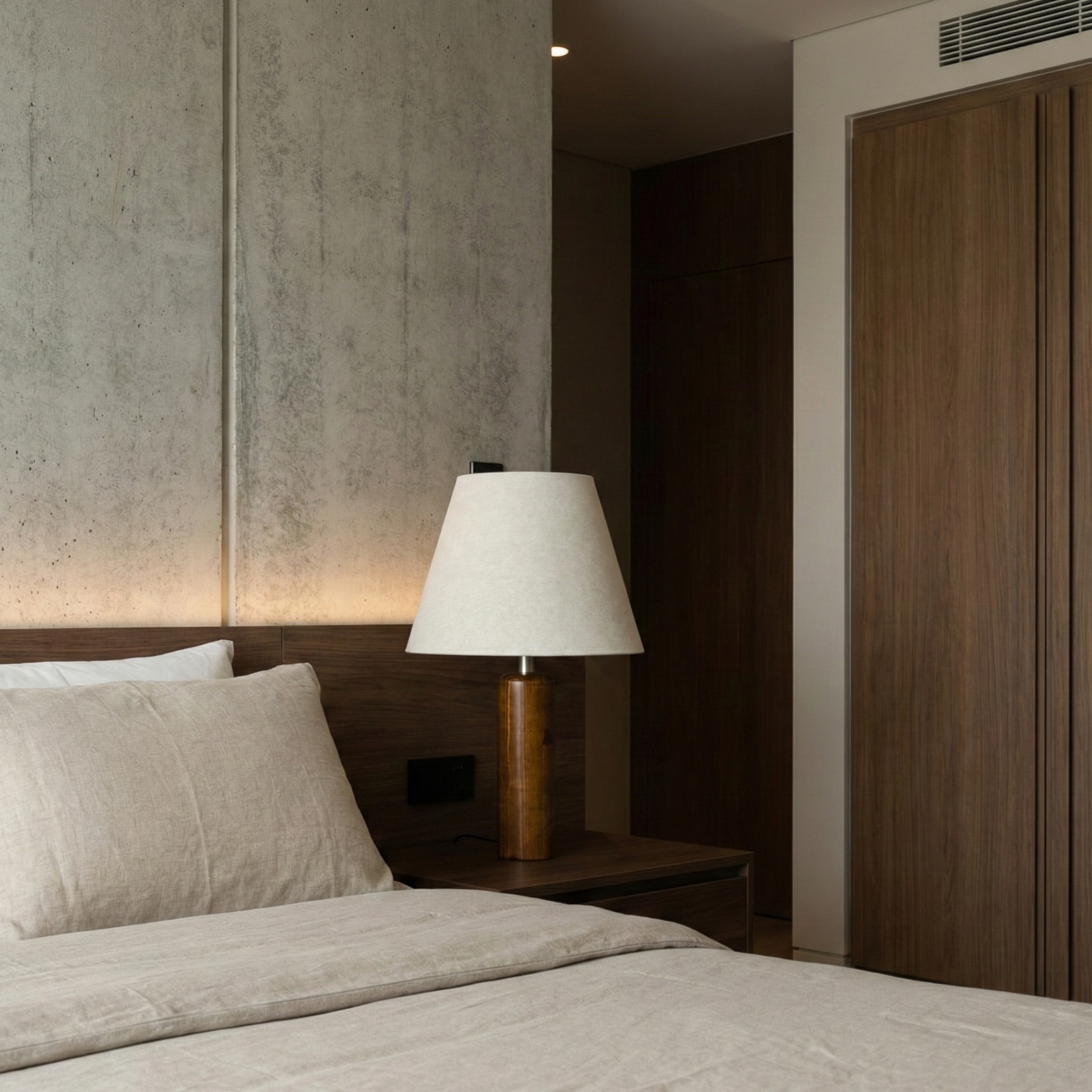 Lampe à Poser Artisanale en Bois Noble – Design Naturel & Épuré Tunisie