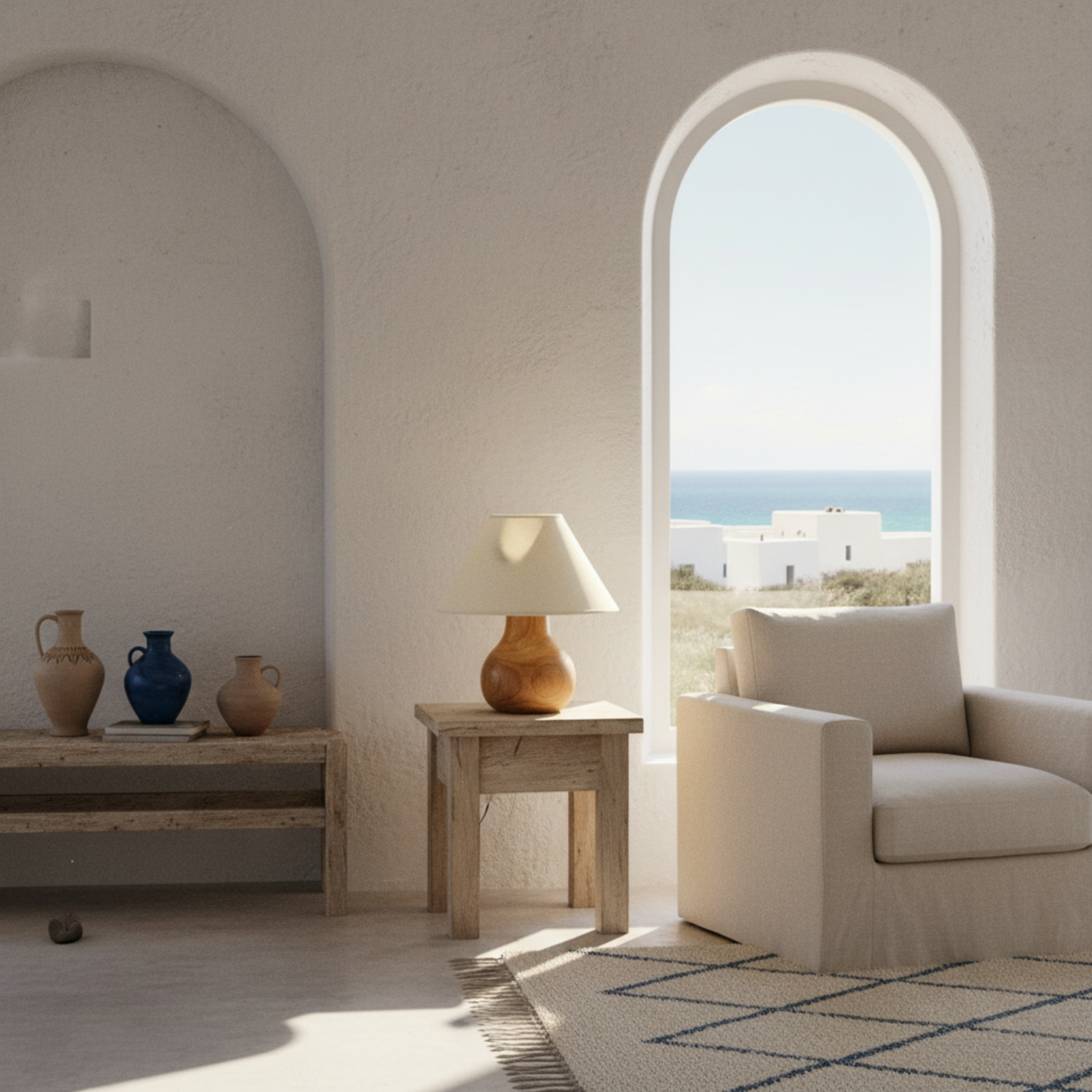 Lampe de Table en Bois Massif – Design Naturel & Élégance Artisanale