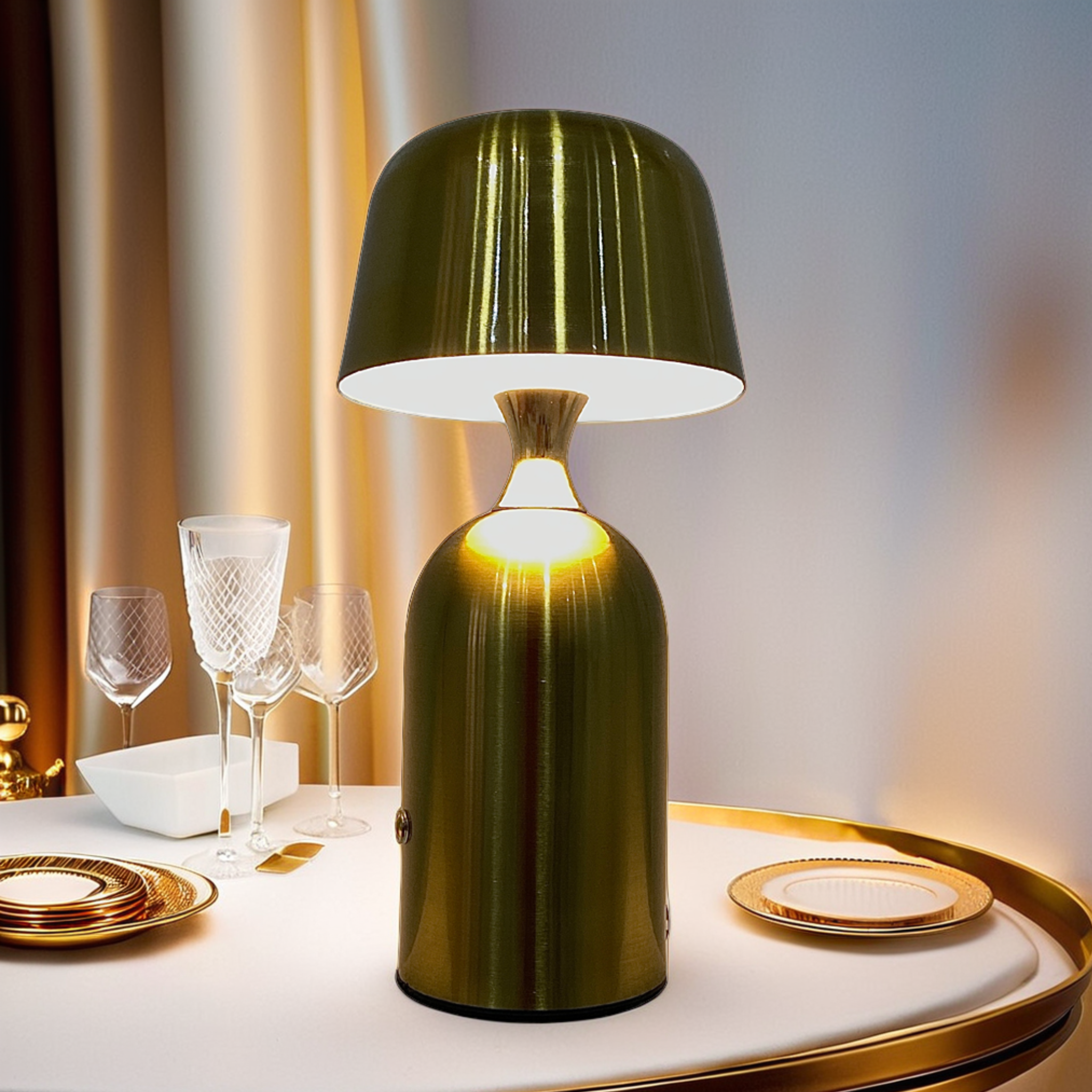 Lampe de Table LED Rechargeable | Élégance et Fonctionnalité | Fiolla Home